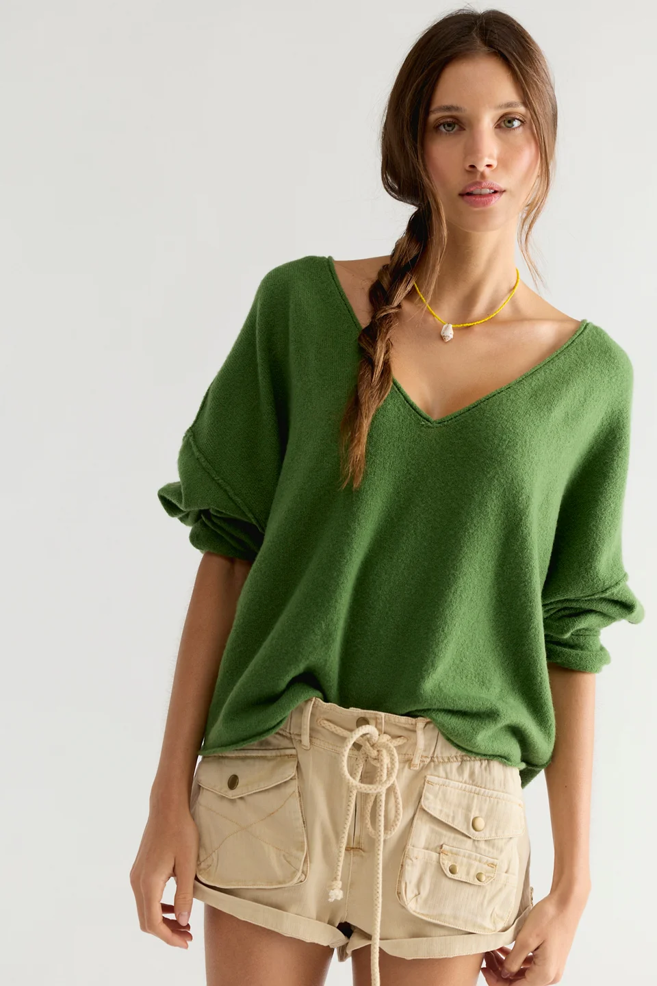 See Me V-Neck Pullover - 1