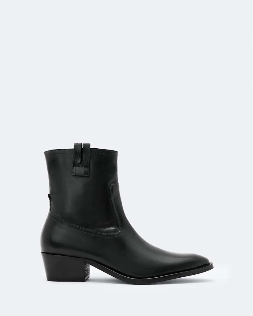 JURA ZIP-UP LEATHER BOOTS - 1