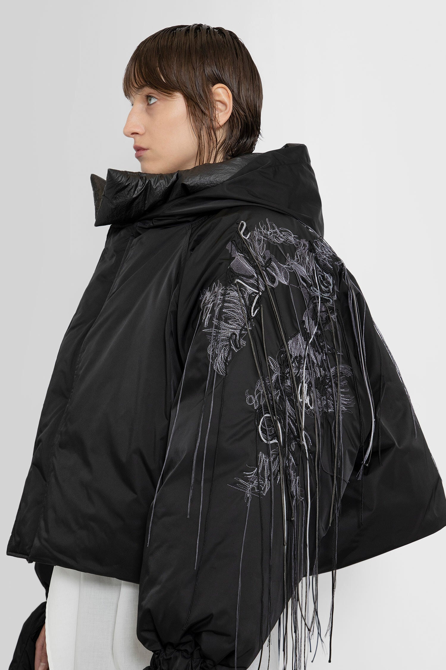 YOHJI YAMAMOTO WOMAN BLACK JACKETS - 5