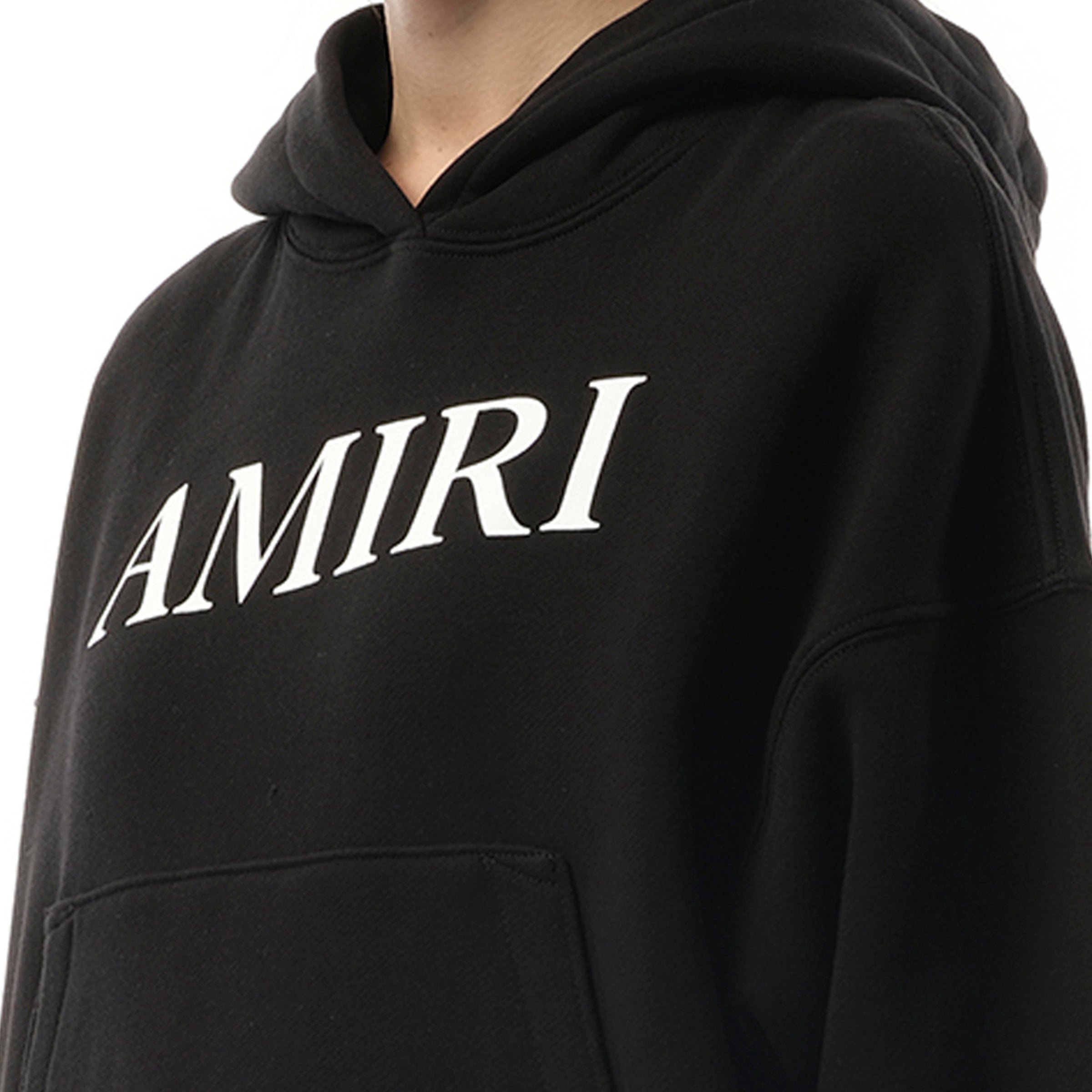 Amiri Core Logo Hoodie in Black/White - 2