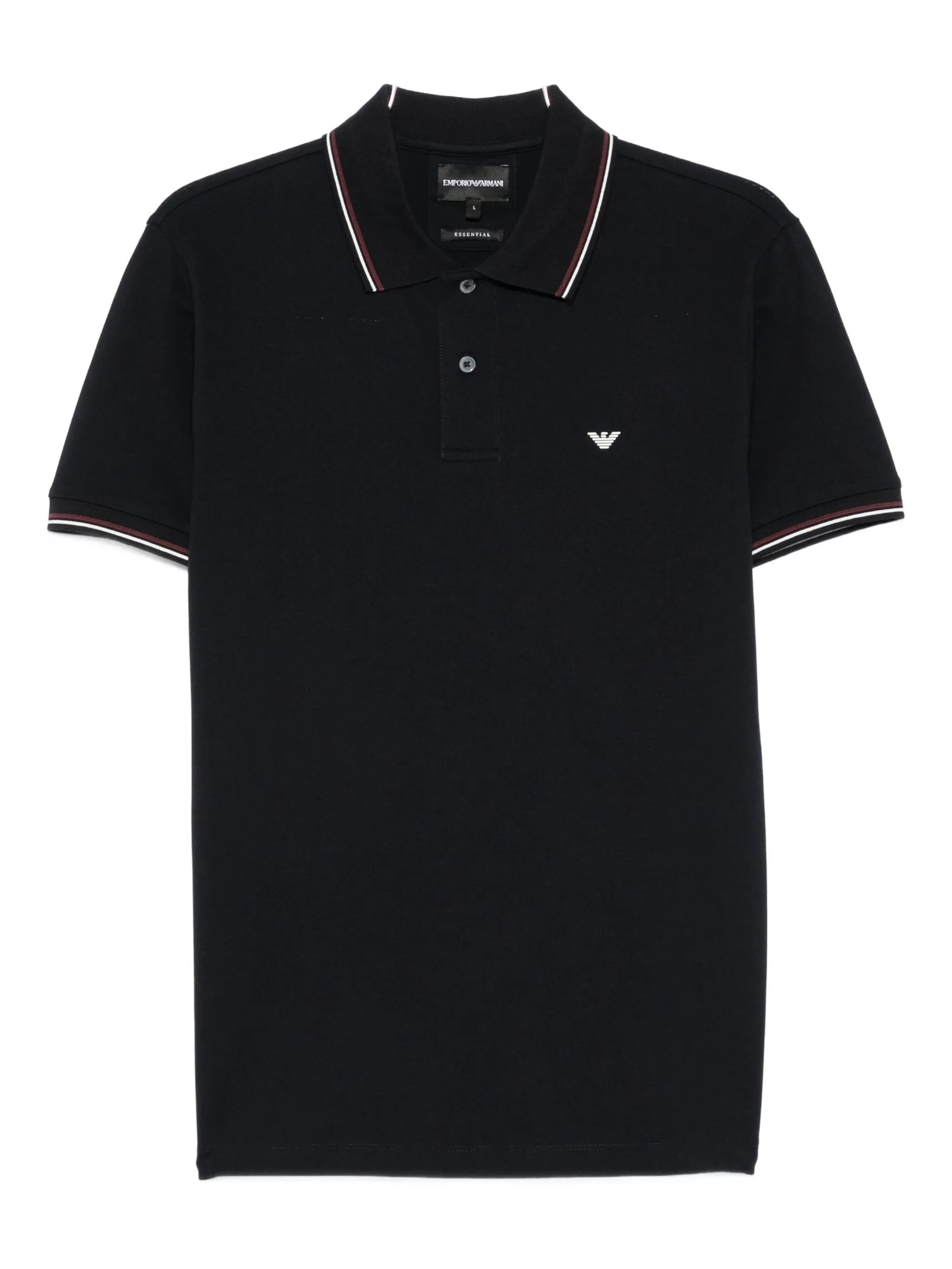 Emporio Armani Tipped-collar Polo Shirt - 1