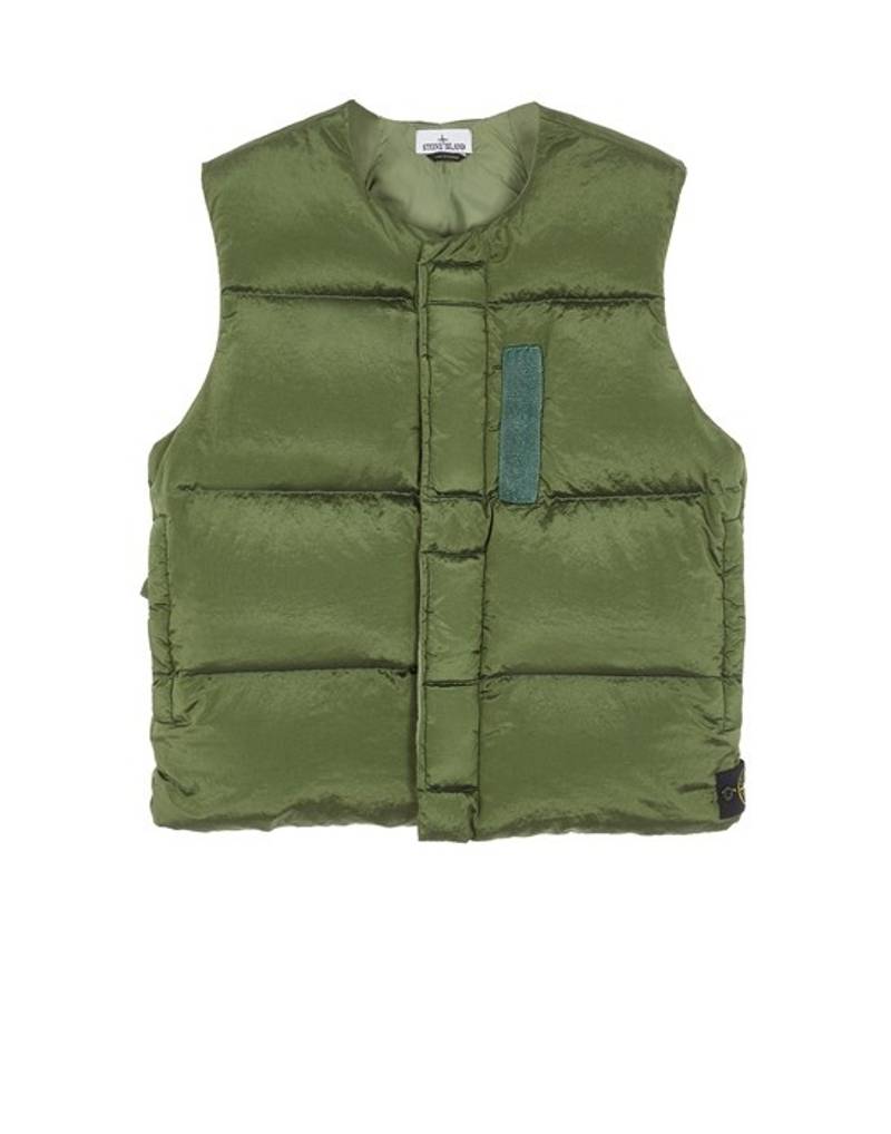 G1019 NYLON METAL IN ECONYL® REGENERATED NYLON DOWN OLIVE GREEN 1