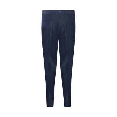 ZEGNA blue cotton pants outlook