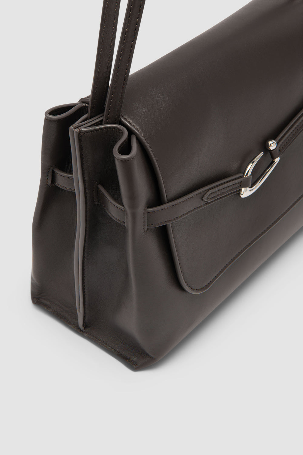 Cora Ristretto Nappa Leather Shoulder Bag - 4