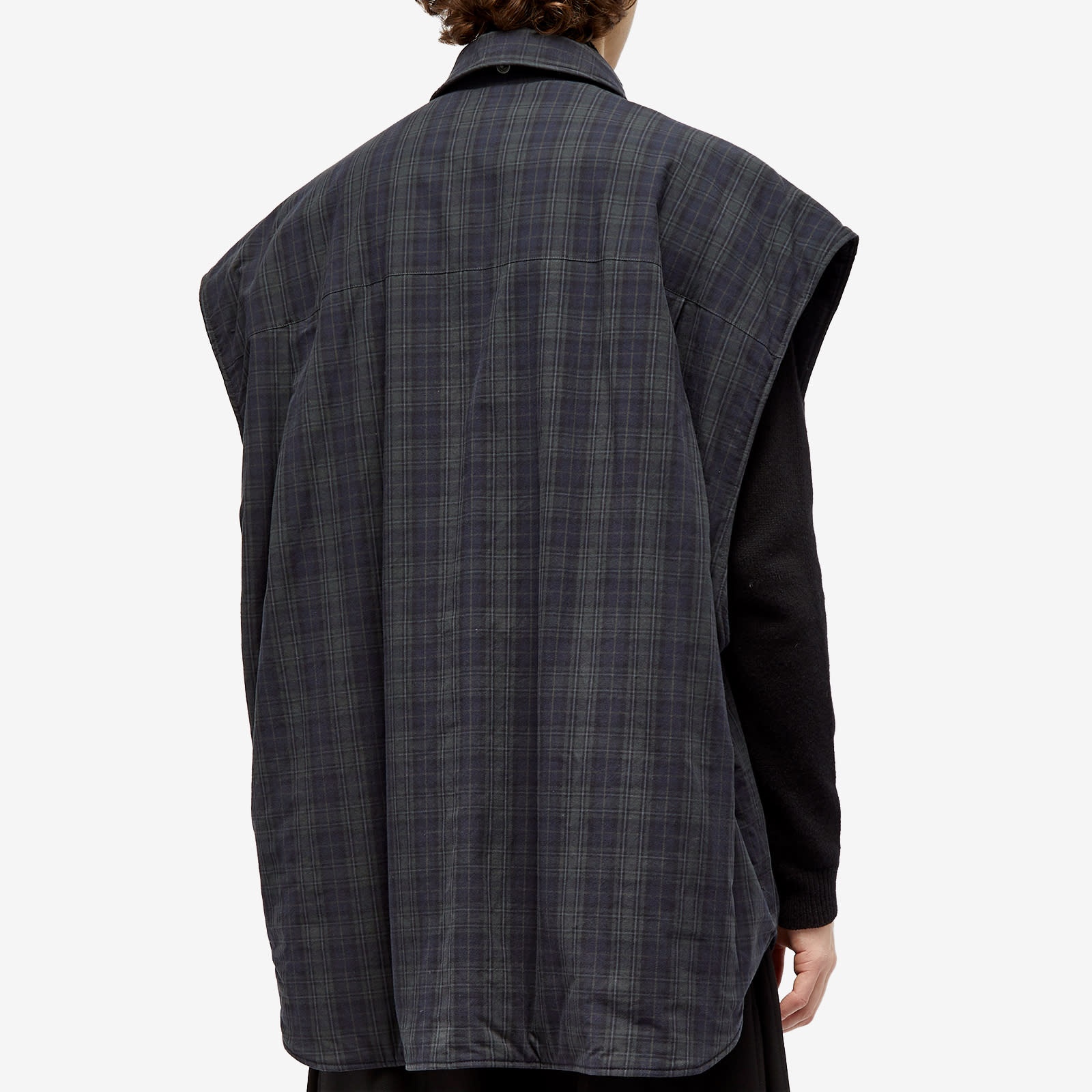 Balenciaga Detachable Flannel Shirt - 6