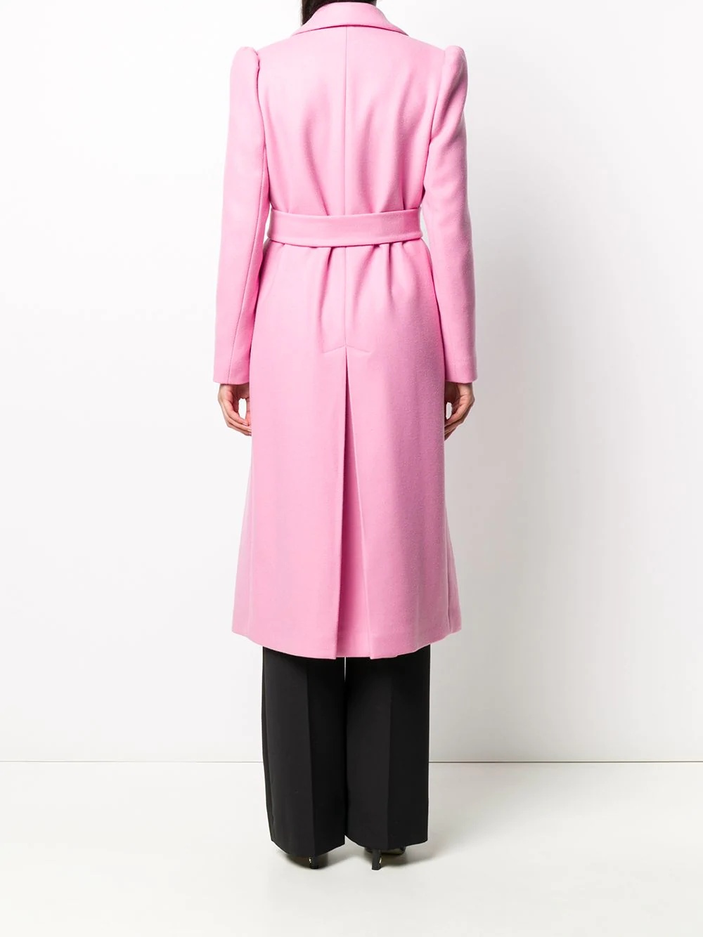 belted midi coat - 4