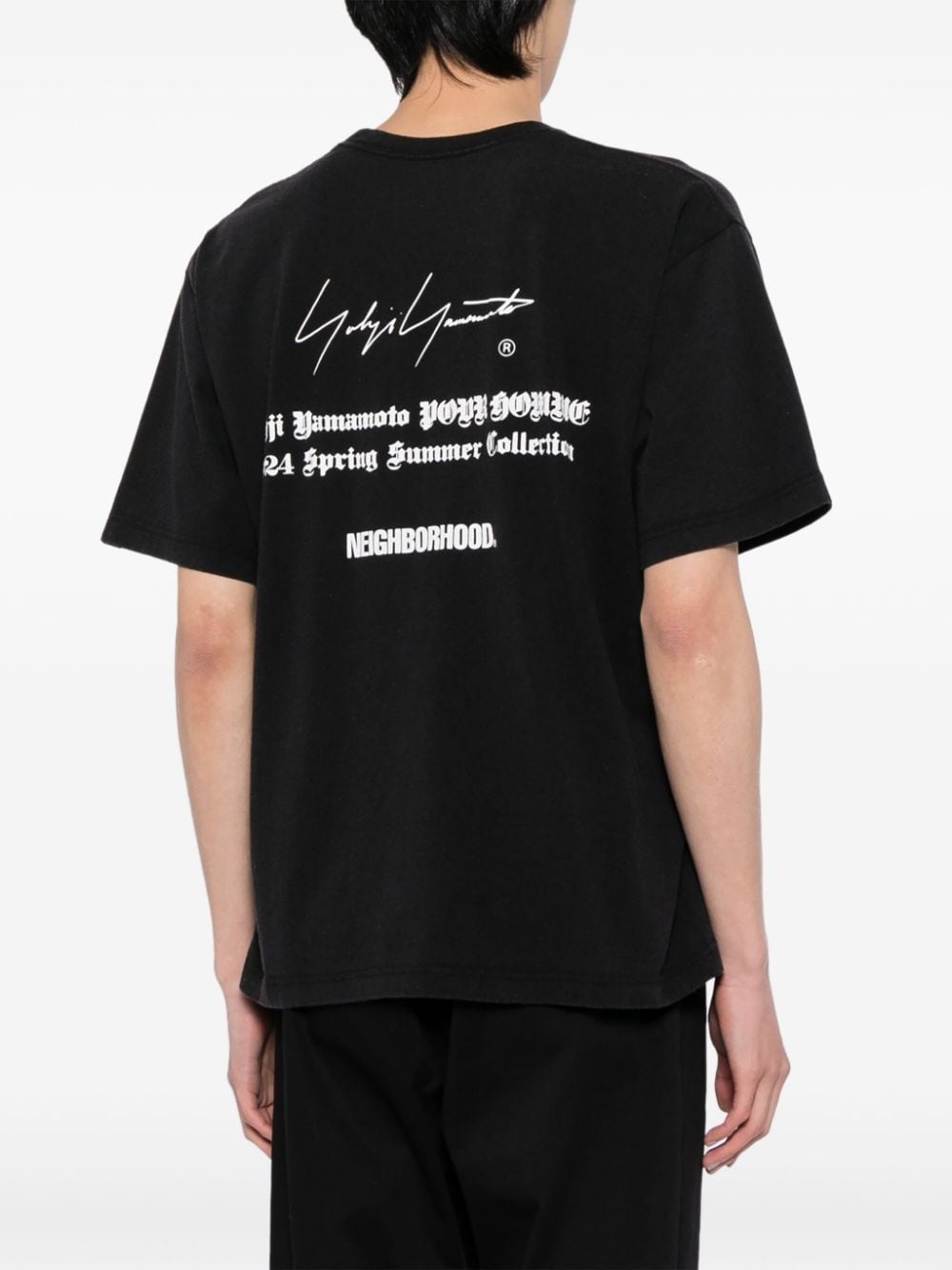 x NEIGHBORHOOD graphic-print cotton T-shirt - 4