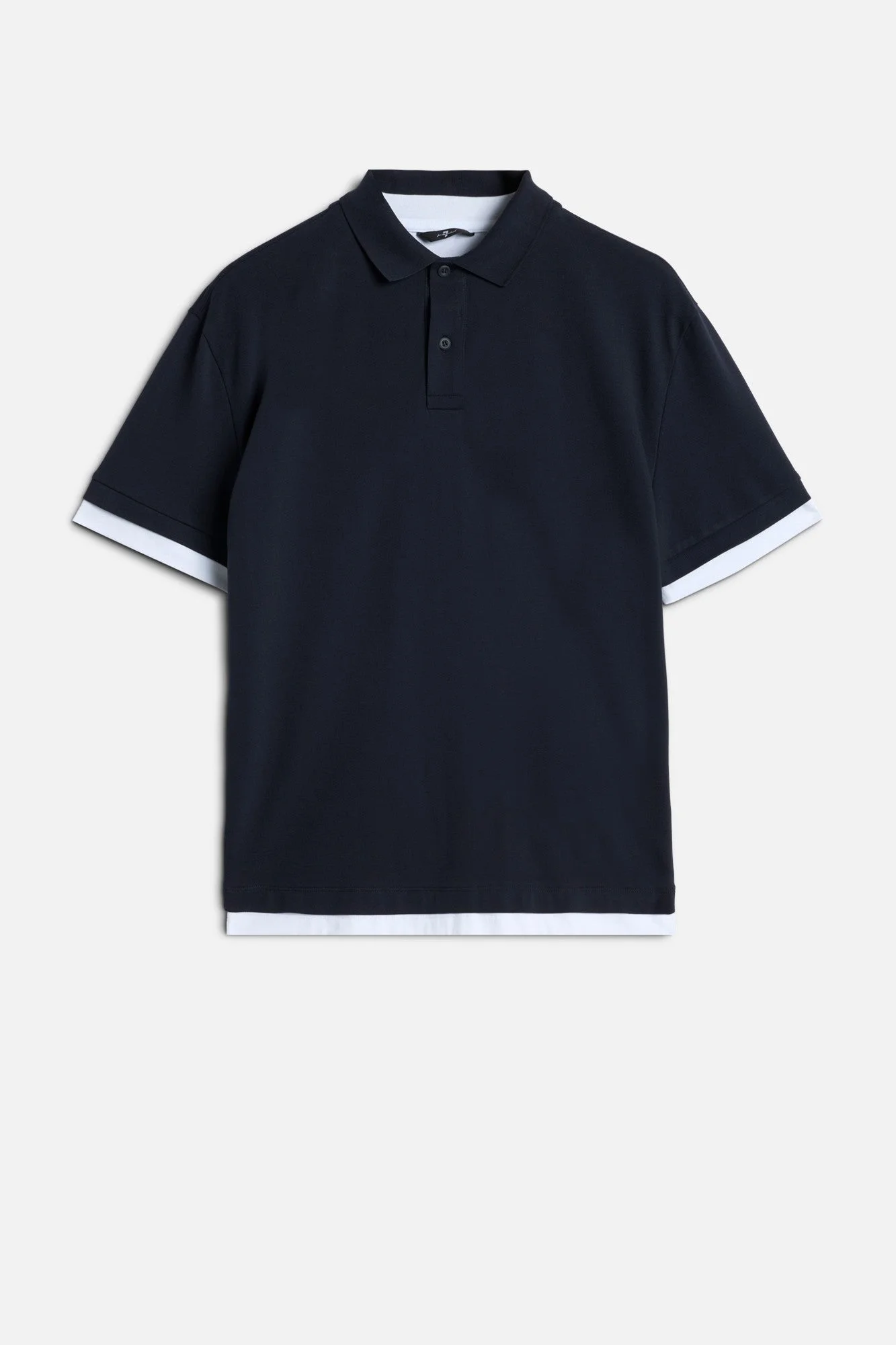 DOUBLE LAYER POLO in Midnight - 1