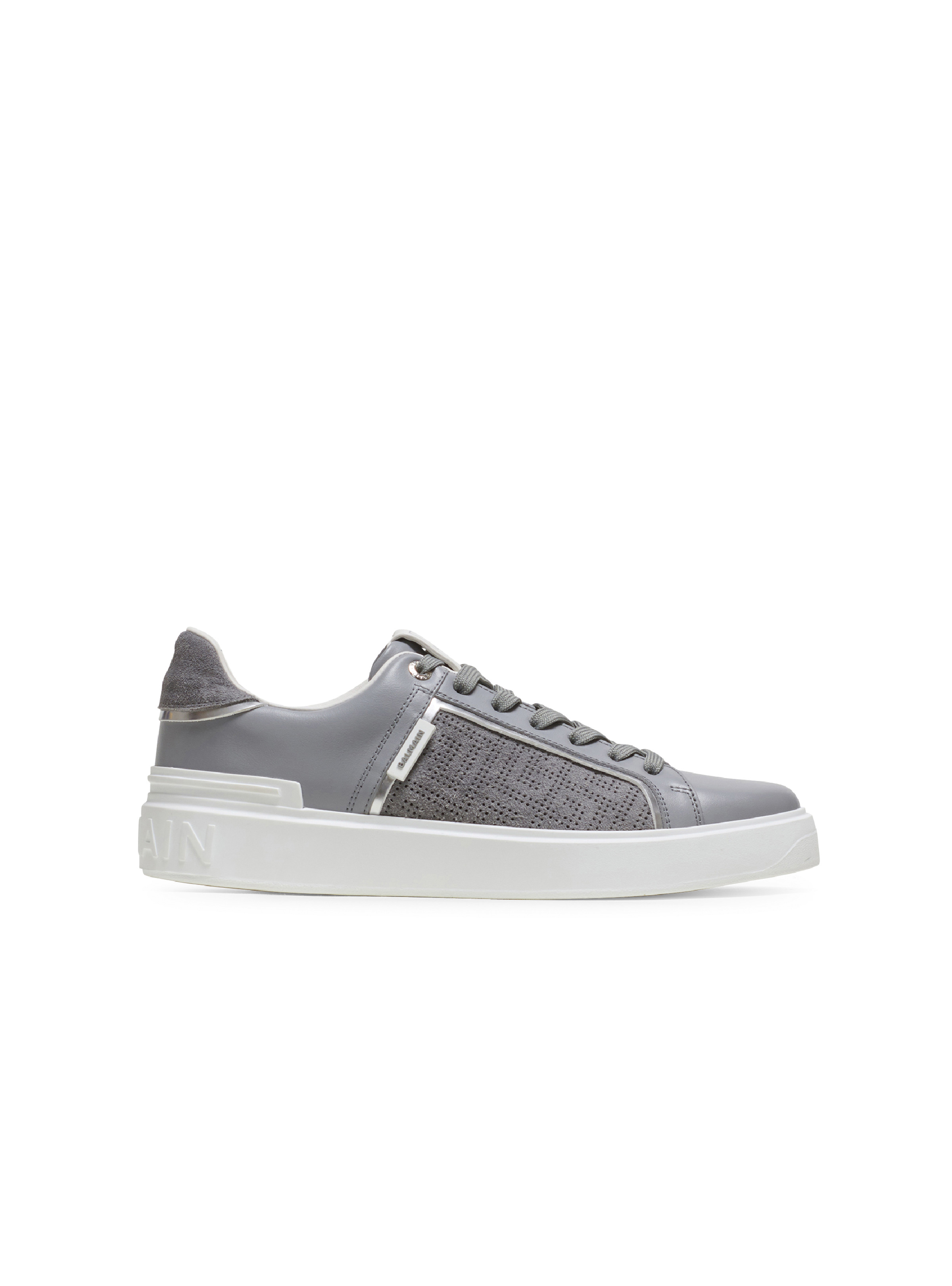 B-Court trainers in perforated monogrammed leather - 1