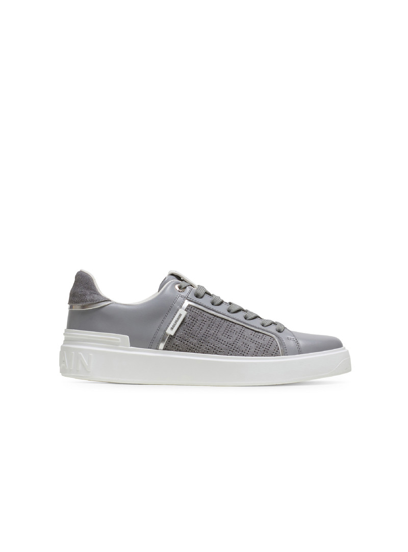 B-Court trainers in perforated monogrammed leather 1