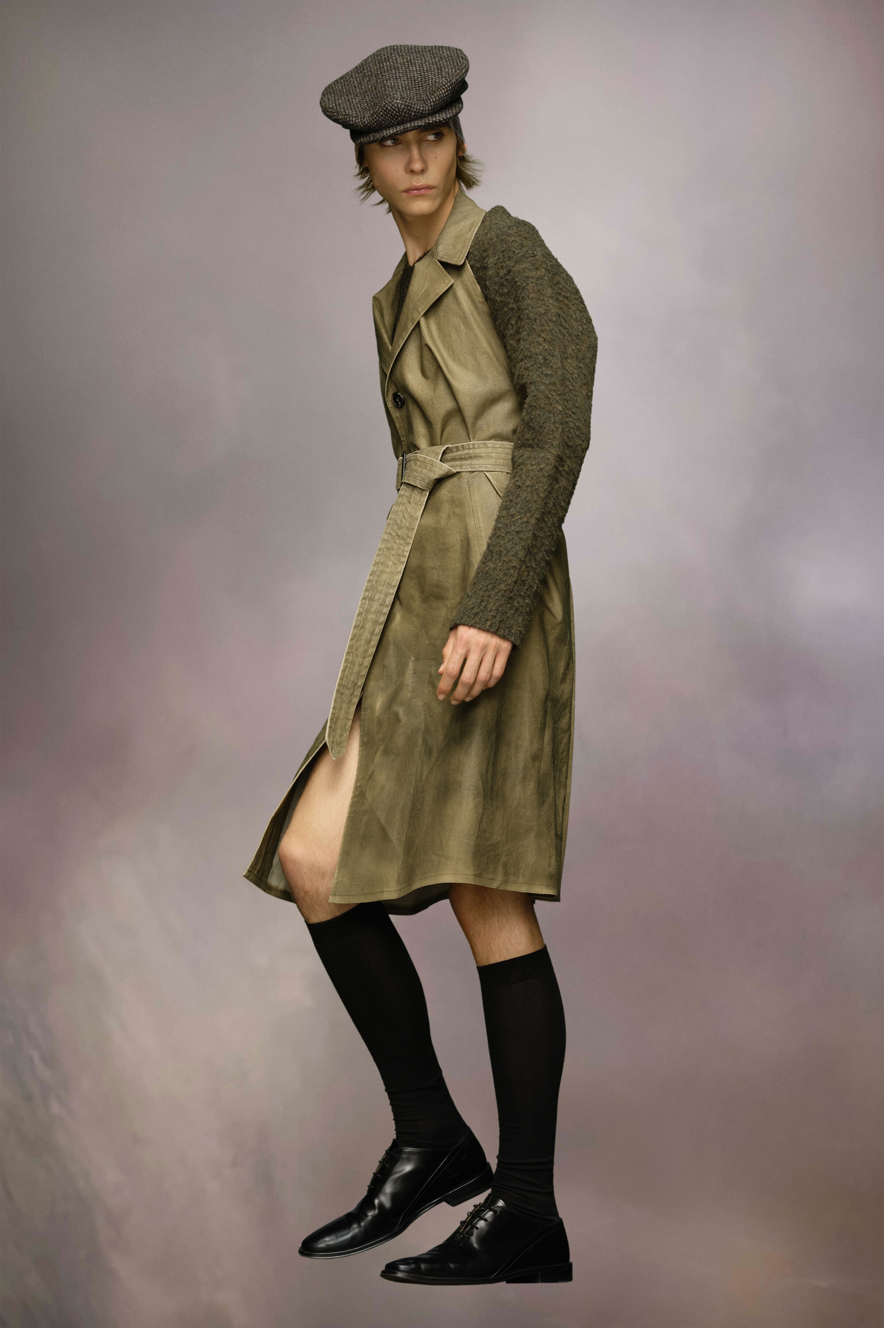 Waxed cotton dress - 3
