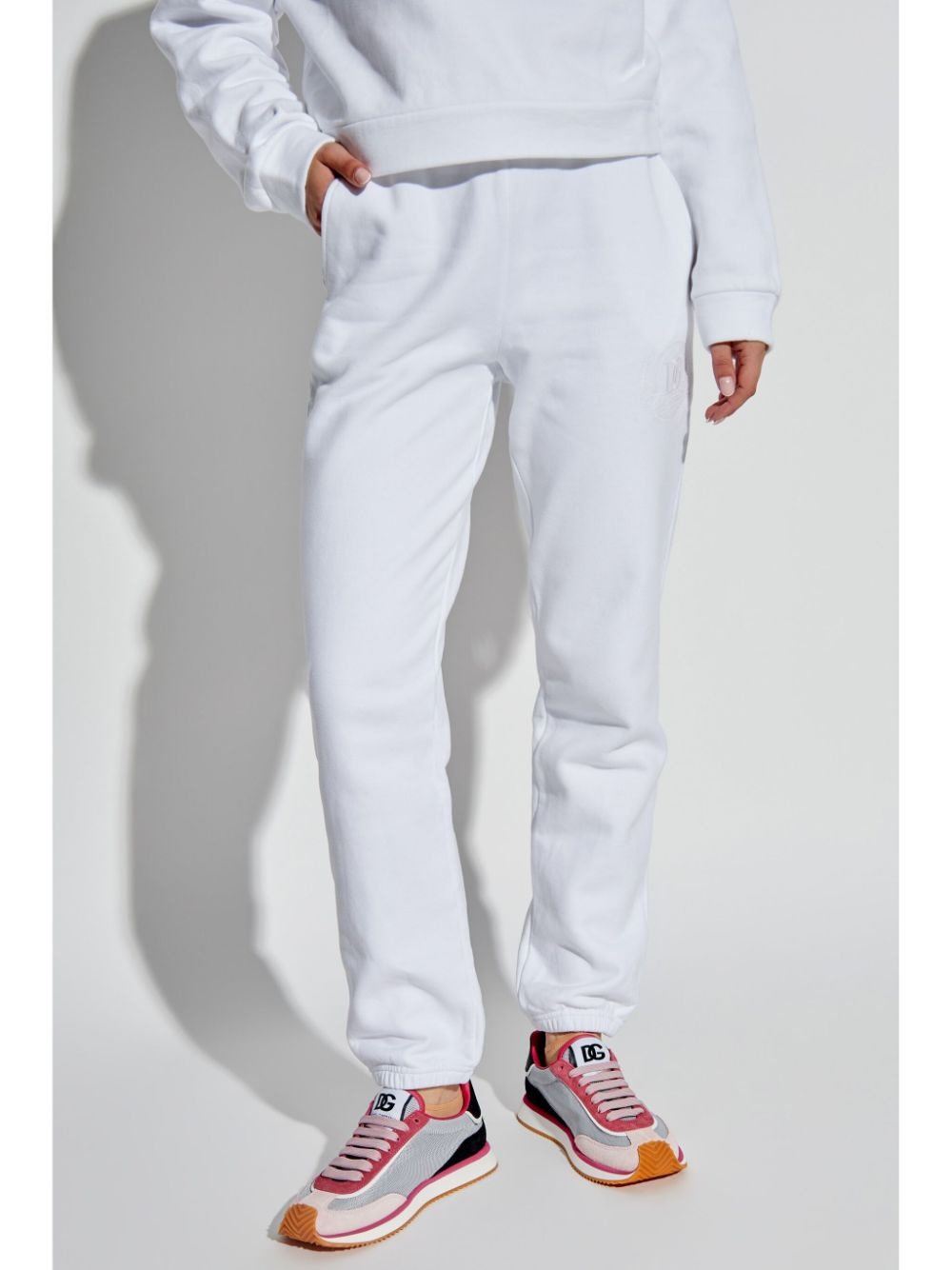 logo-embroidered track pants - 3