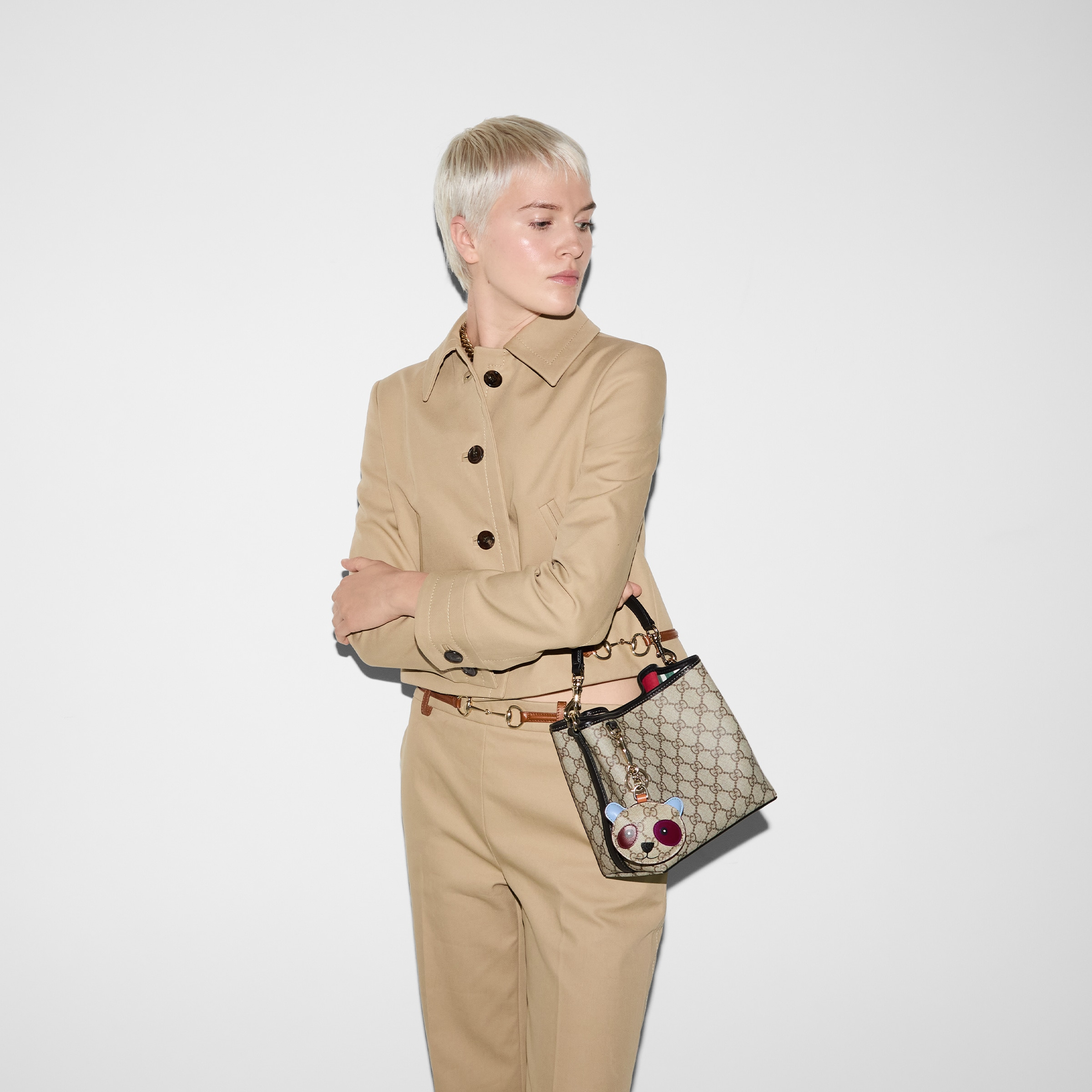 GG Emblem mini shoulder bag - 3