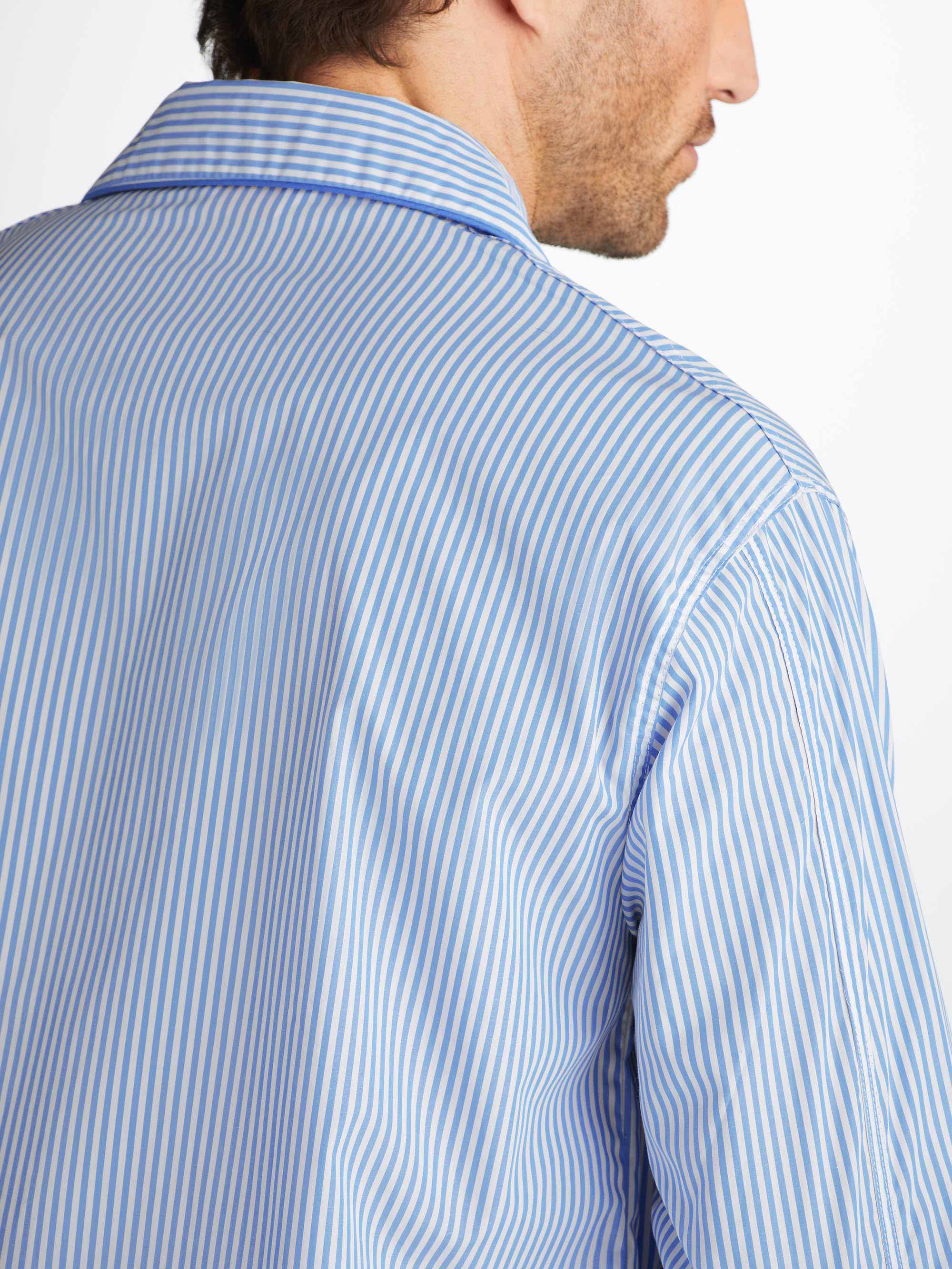 Men's Classic Fit Pyjamas James Cotton Blue - 6