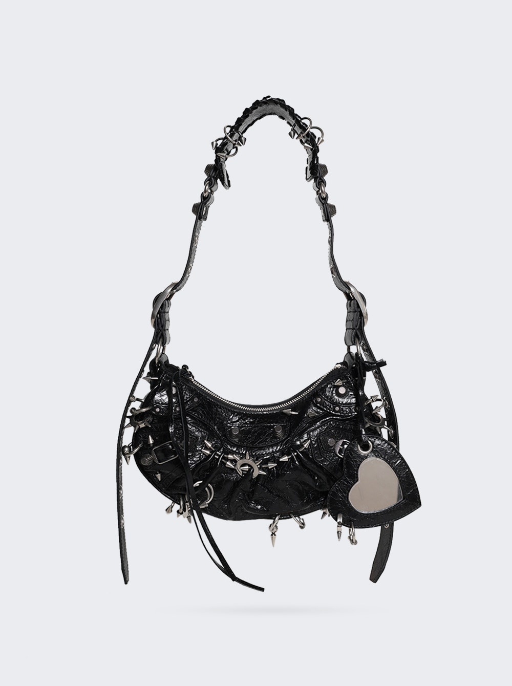Le Cago Spike Shoulder Bag Black - 1
