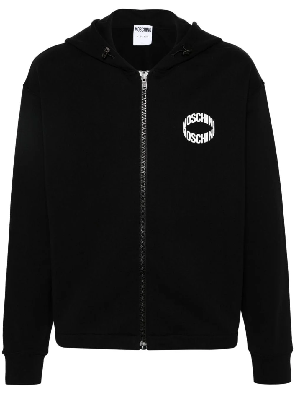 logo-appliqué zip-up hoodie - 1