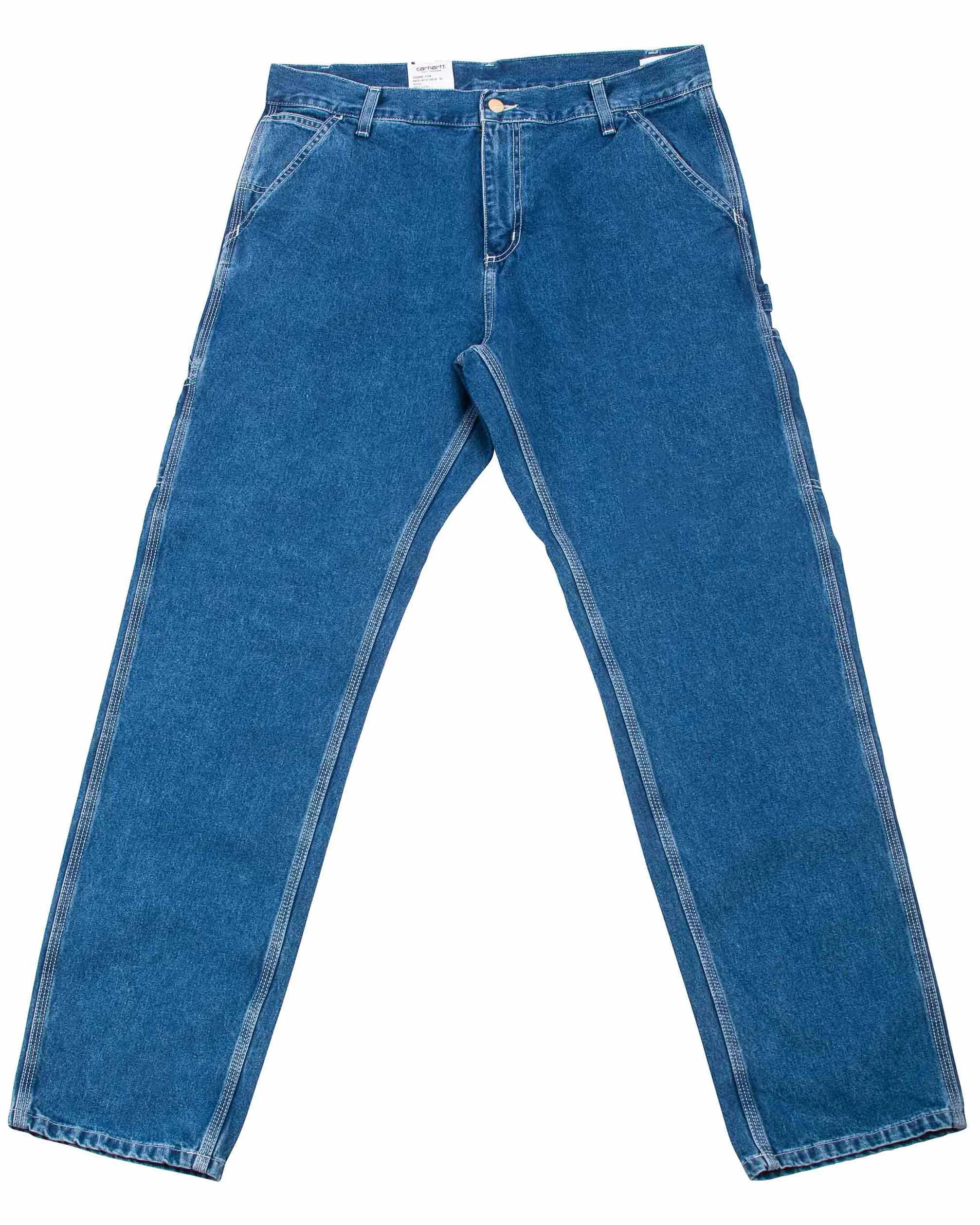 Carhartt W.I.P. Ruck Single Knee Pant Denim Blue Stone Washed - 1