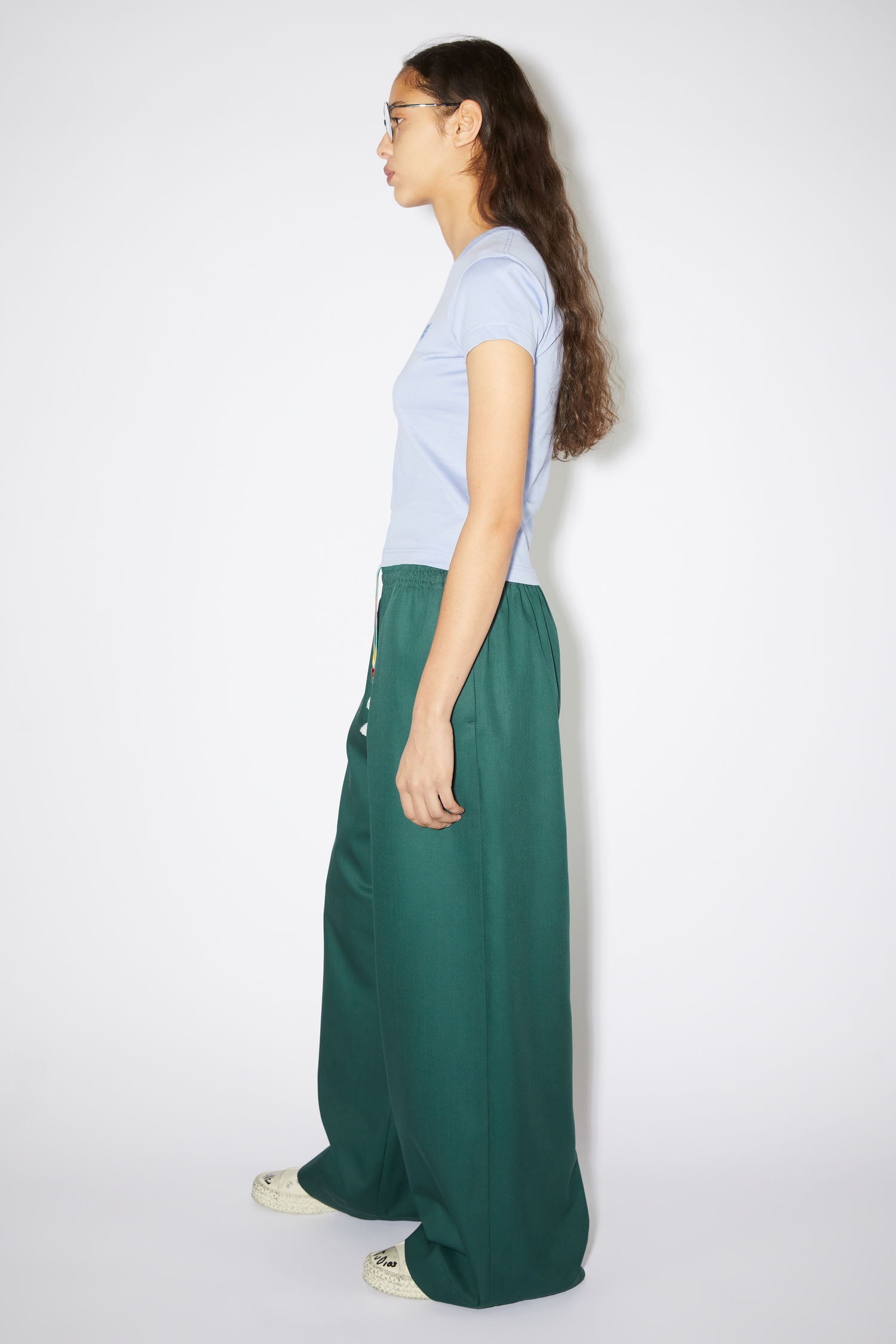 Casual trousers - Forest green - 4