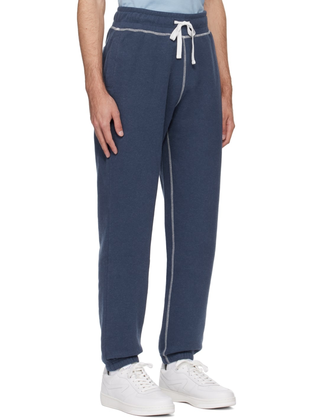 Navy Relaxed-Fit Sweatpants - 2