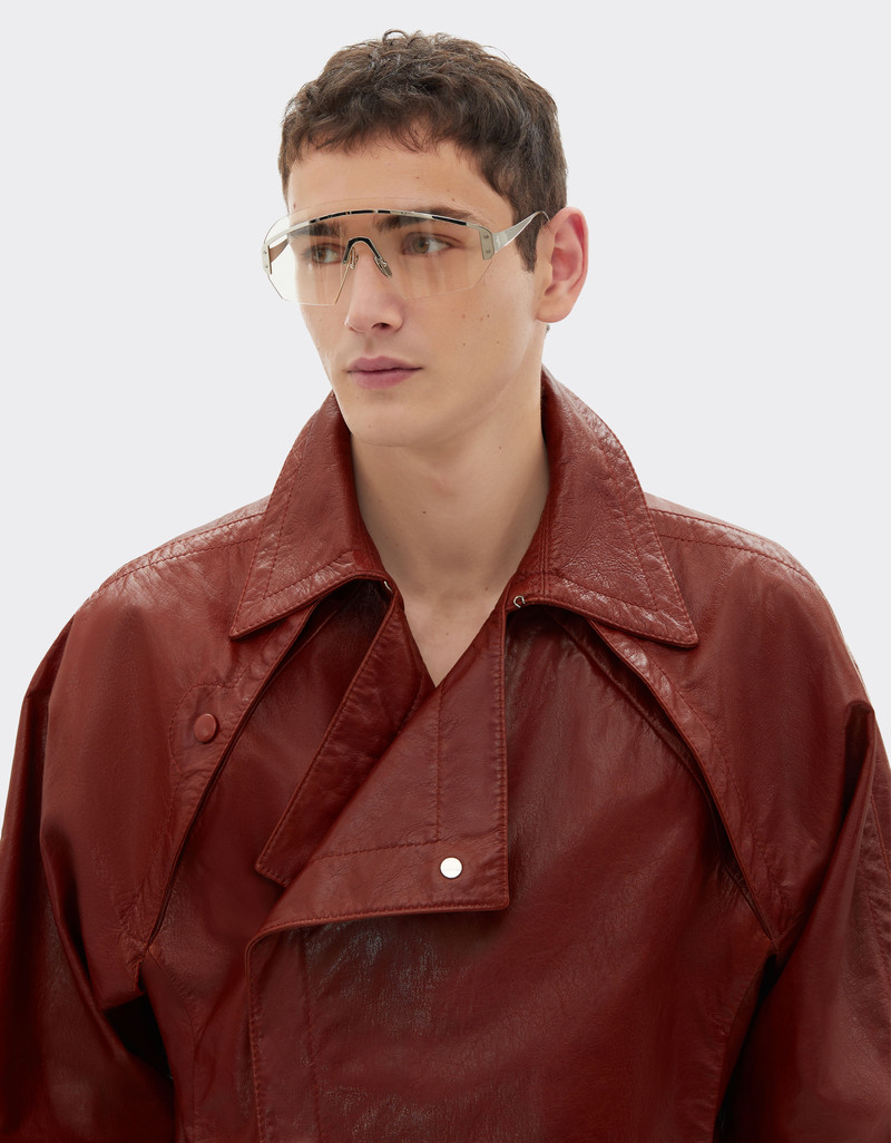 Waxed leather blouson 5