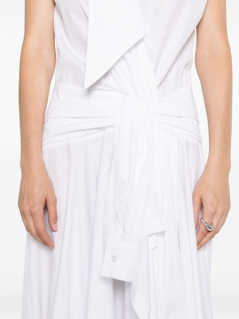 bow drape wrap dress 5