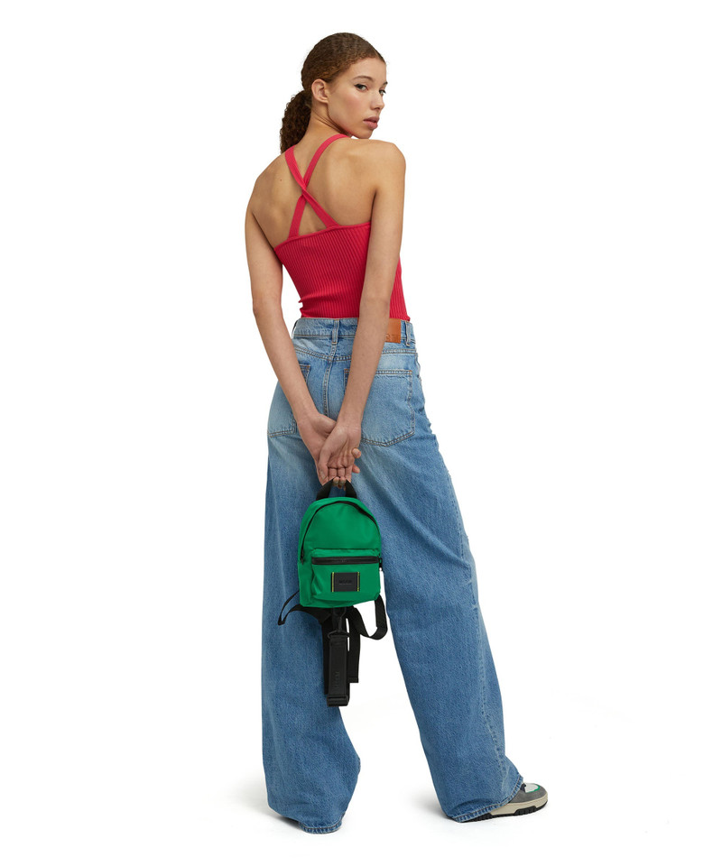 MSGM signature nylon mini backpack 5