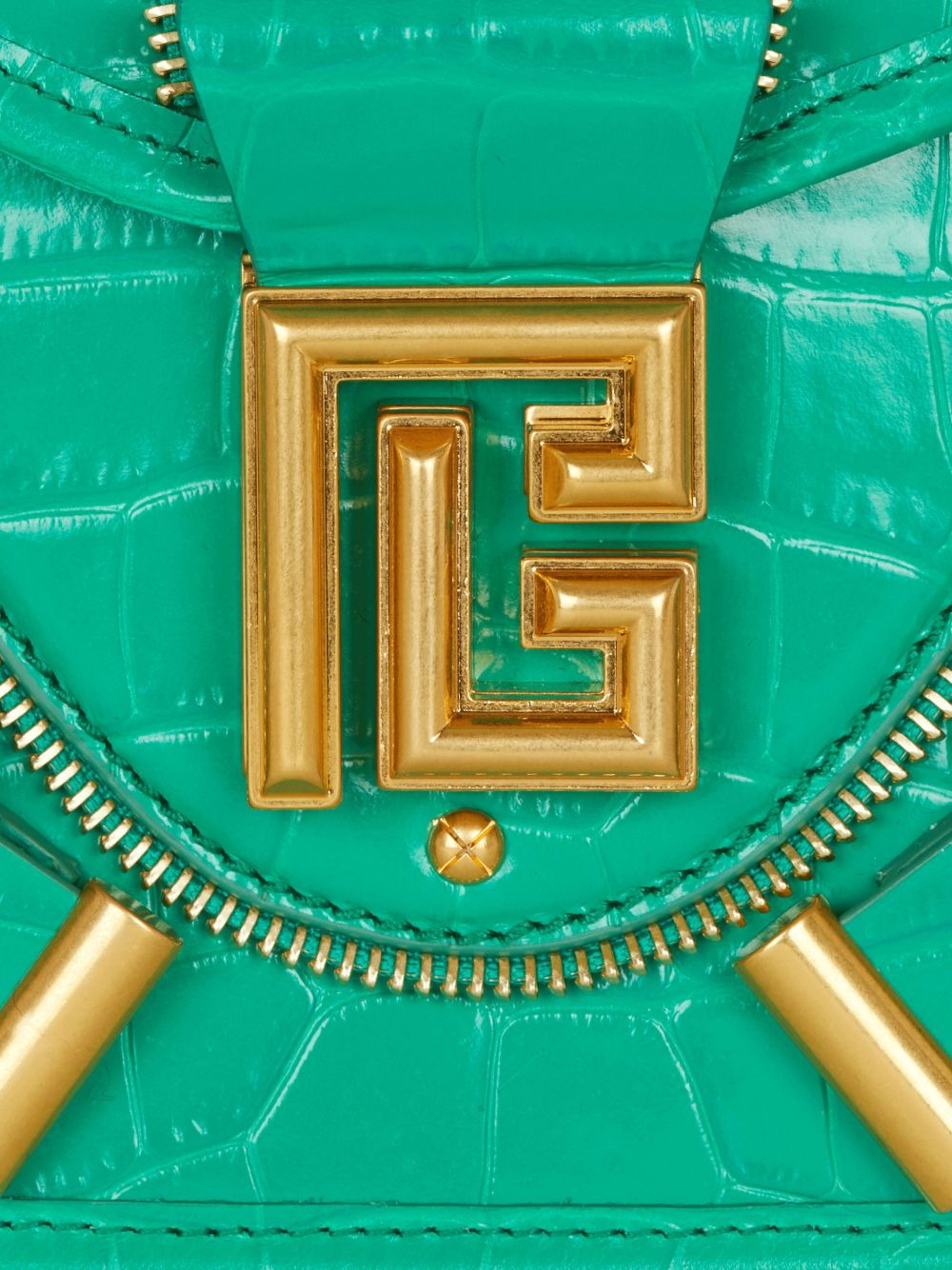 Blaze crocodile-effect shoulder bag - 6