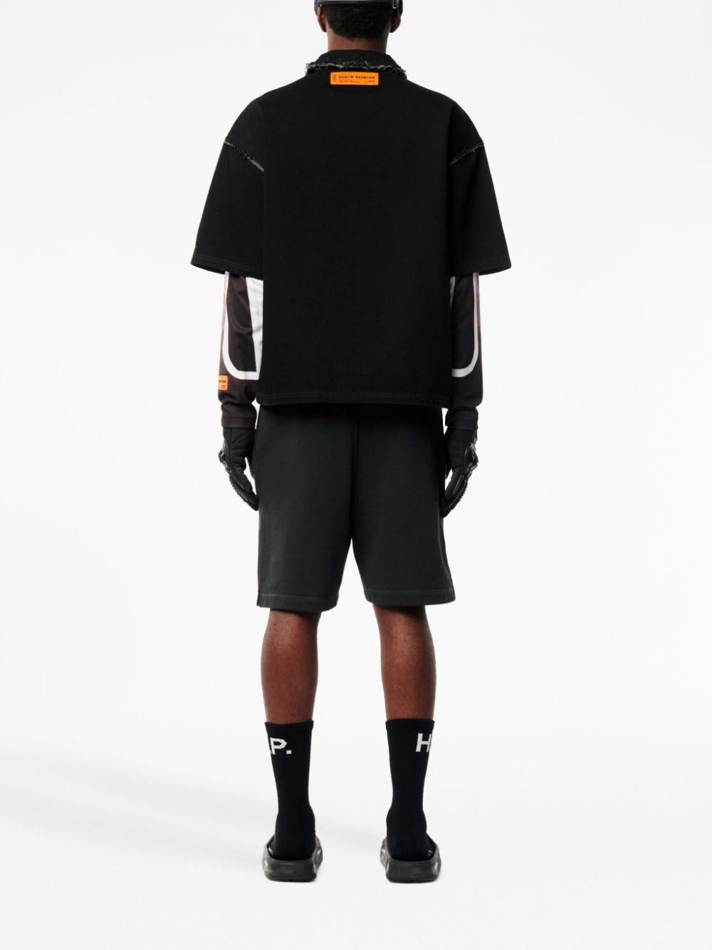 Security cotton track shorts - 4