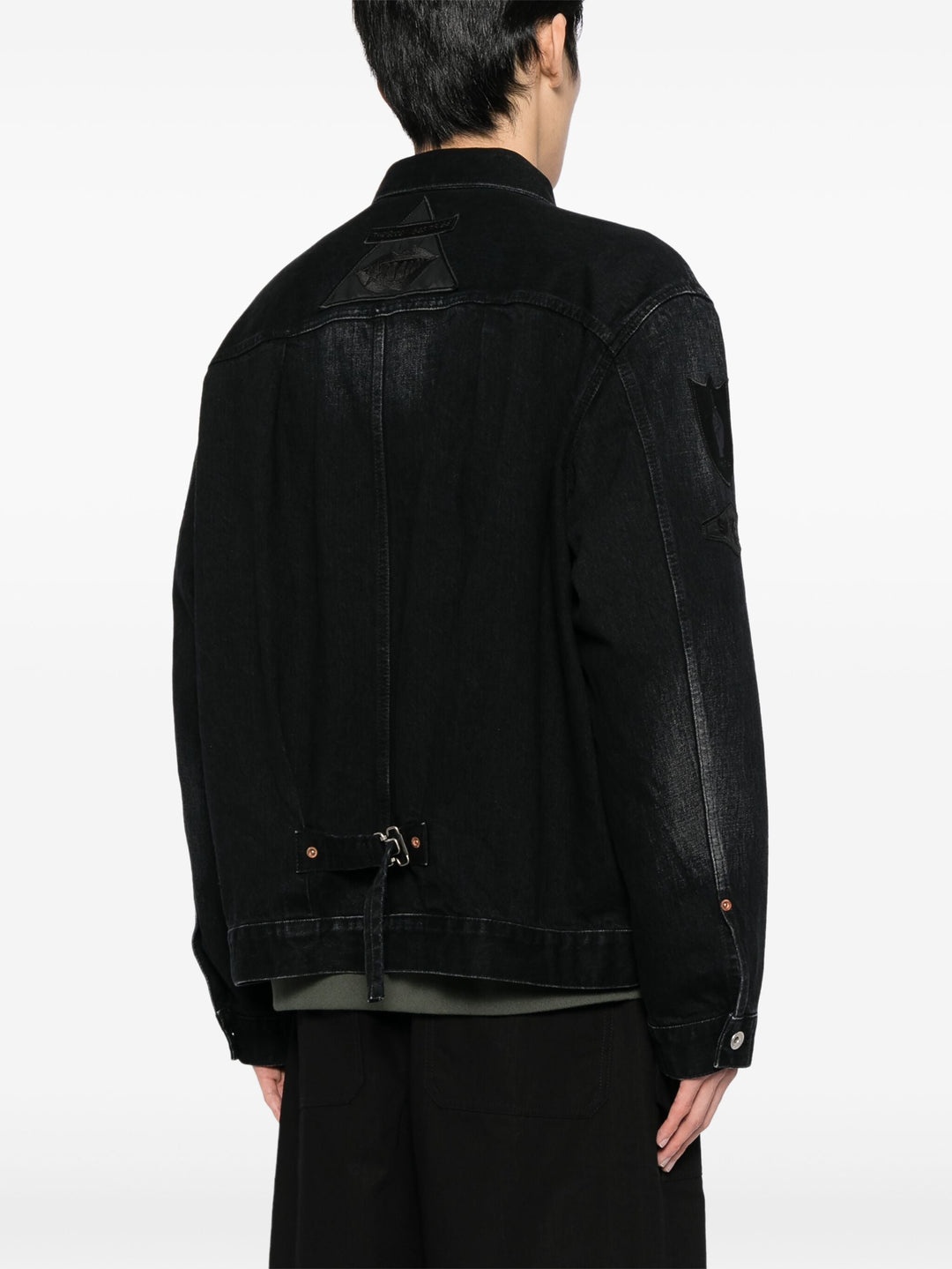 sacai Gonz Denim Jacket black サイズ3 sacai sacai Gonz BEYONDEXX Denim Jacket | club21 | REVERSIBLE