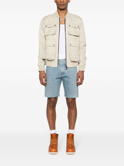DSQUARED2 zip-up cotton bomber jacket outlook