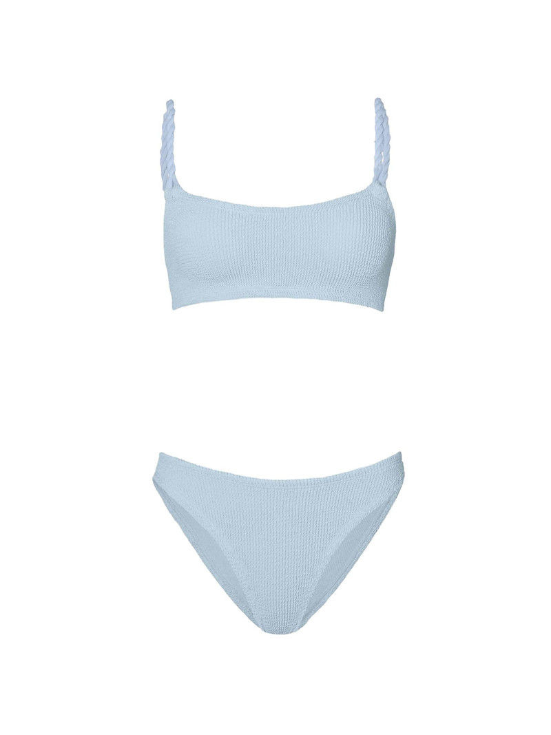 Women's Phoebe Rope Strap Bikini - Metallic Ice Blue 1