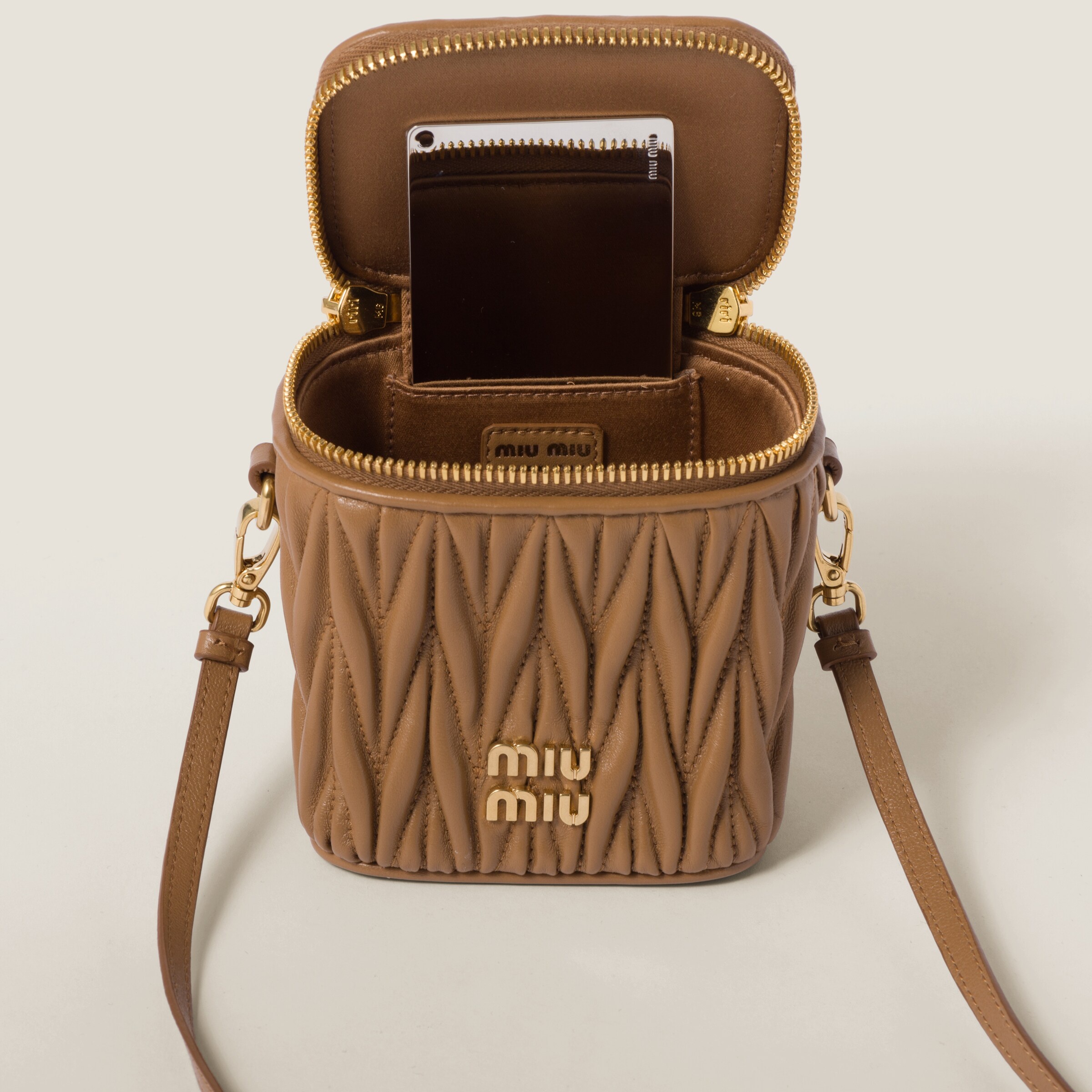 Matelassé nappa leather micro bag - 5