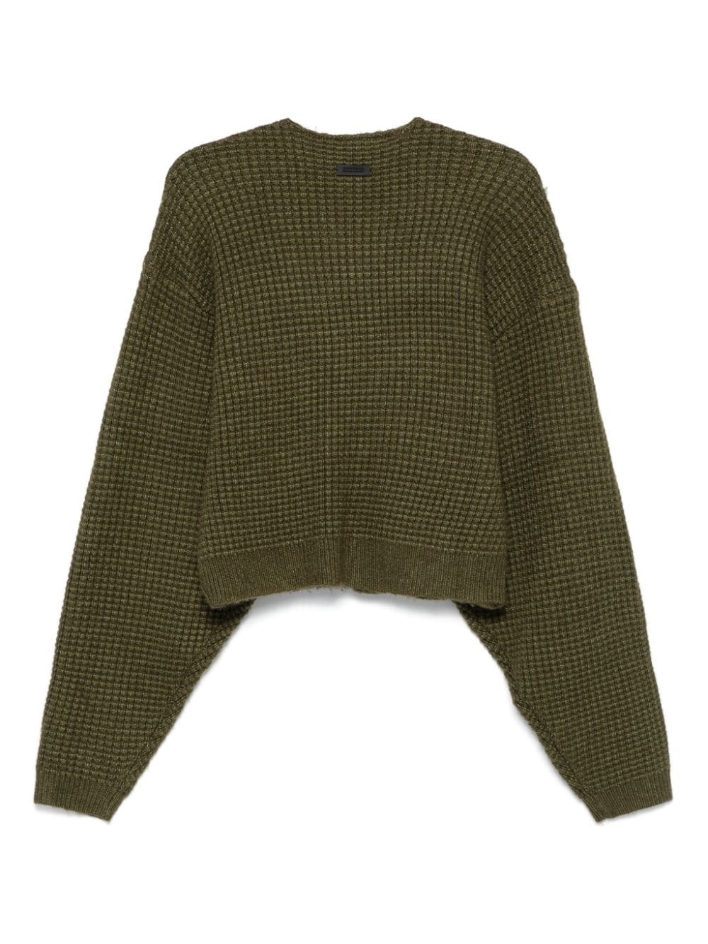 waffle-knit sweater - 2