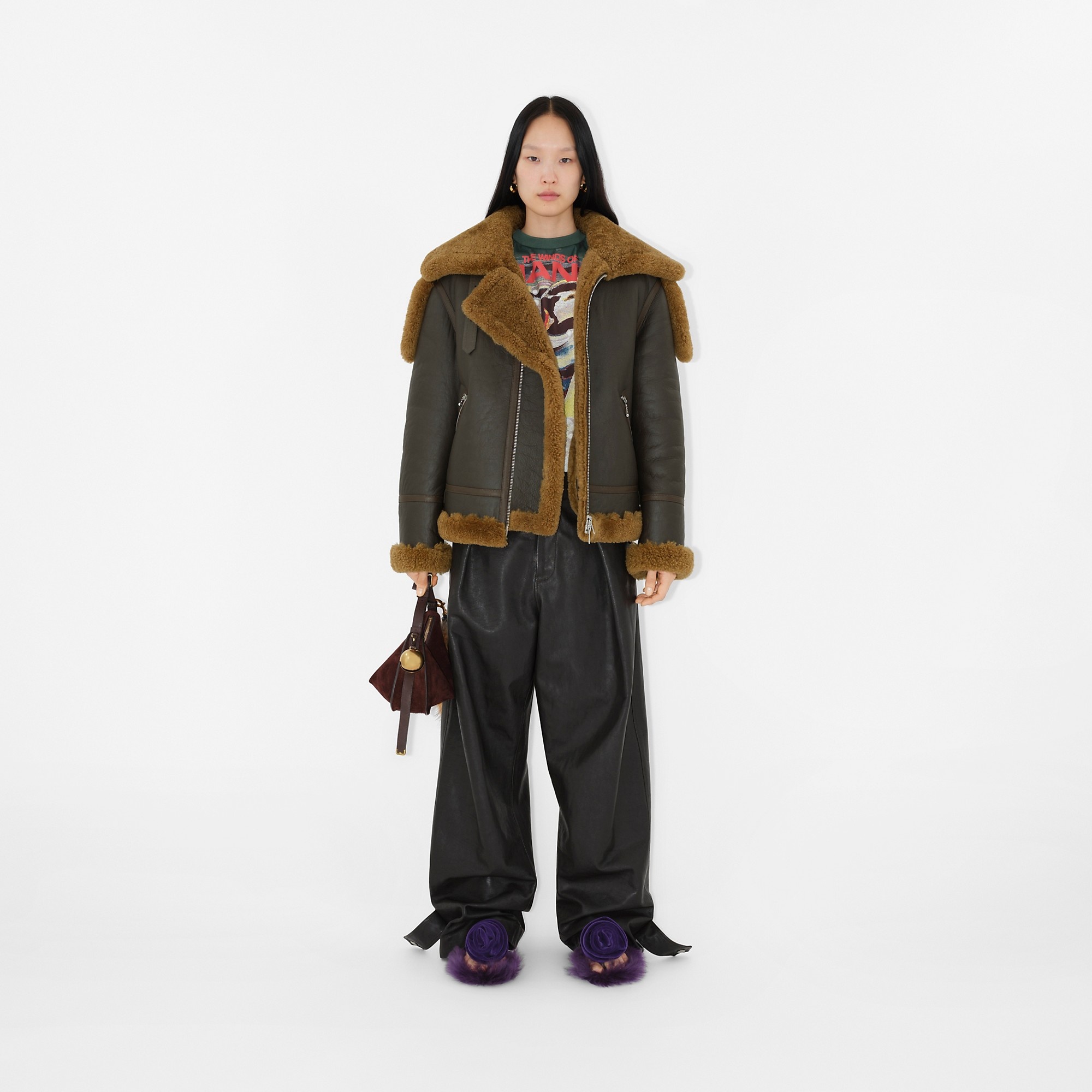 Shearling Aviator Jacket - 2