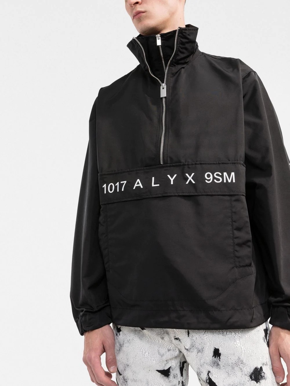 logo-print windbreaker jacket - 3