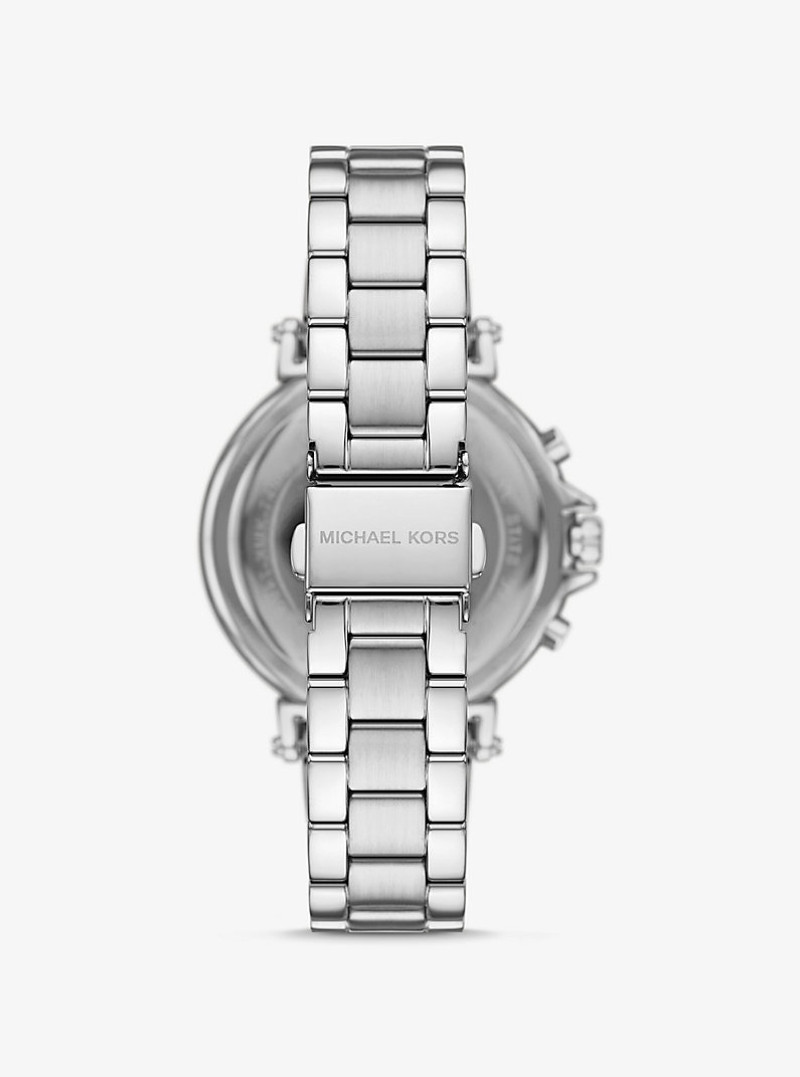 Oversized Maren Silver-Tone Watch 3