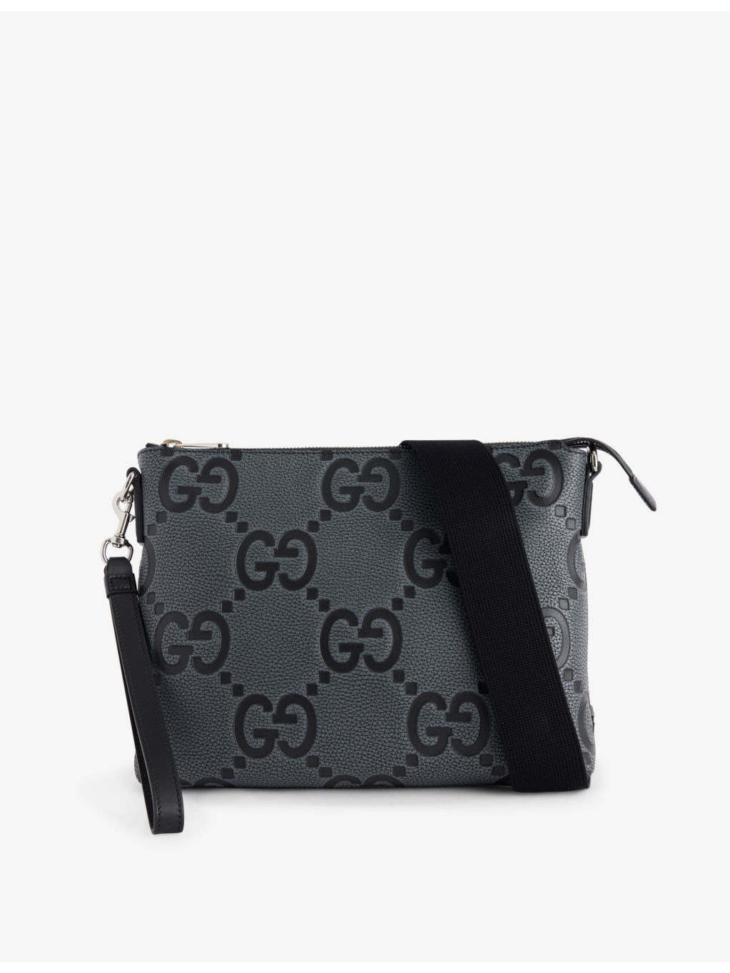 Jumbo GG-Monogram Leather Pouuch - 1