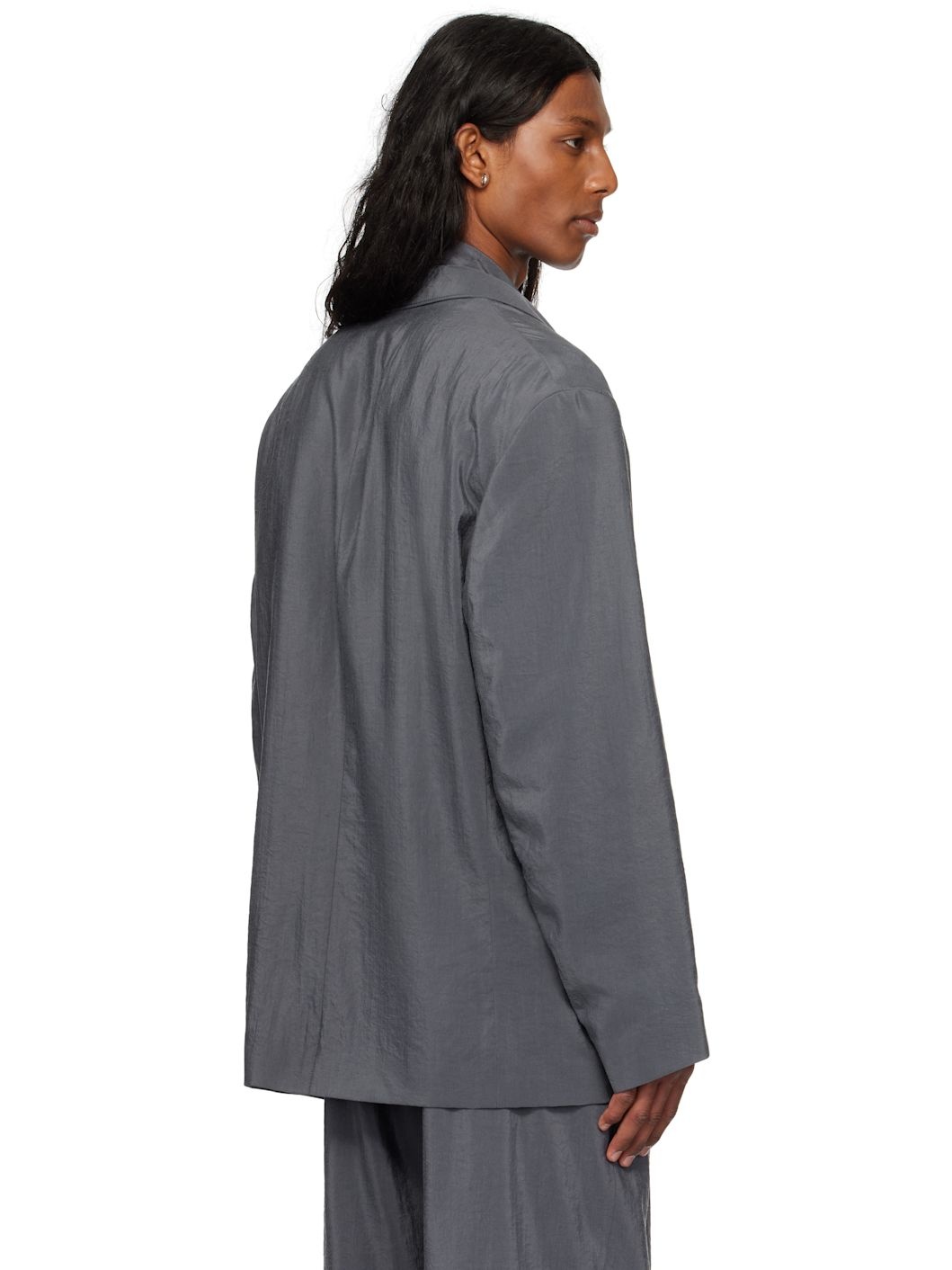 Gray Soft DB Blazer - 3