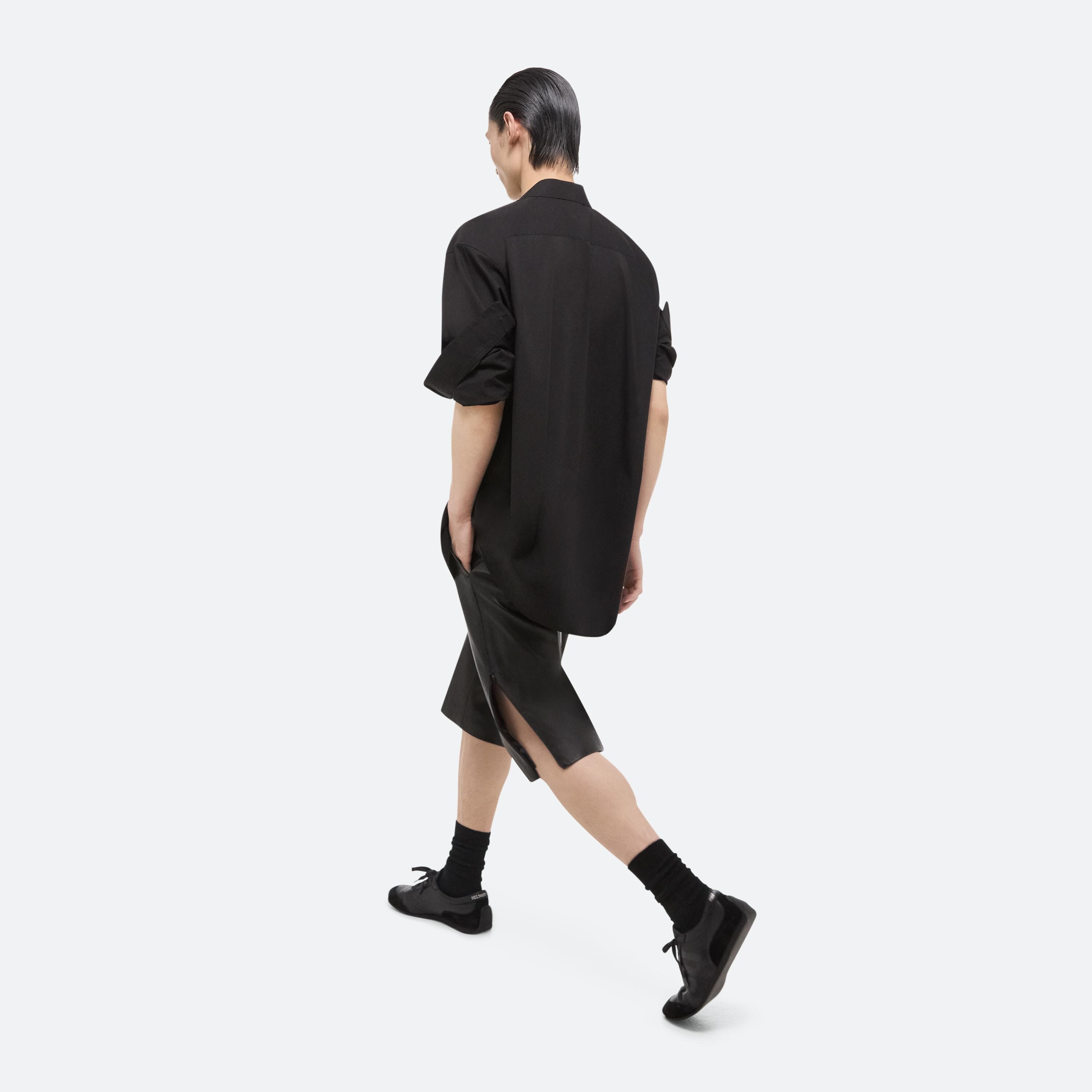OVERSIZED SHIRT SOFT BROAD POPLIN - 12