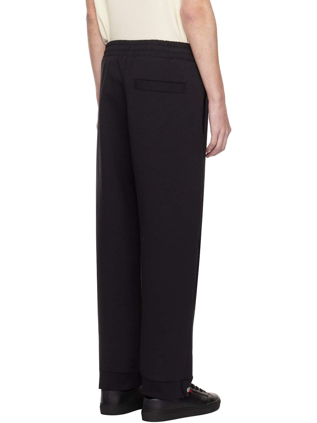 Black Stacked Logo Sweatpants - 3