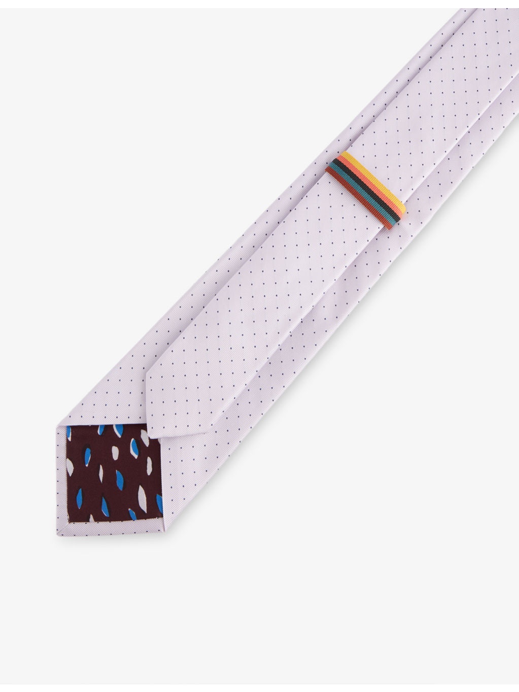 Polka-Dot Wide-Blade Silk Tie - 4