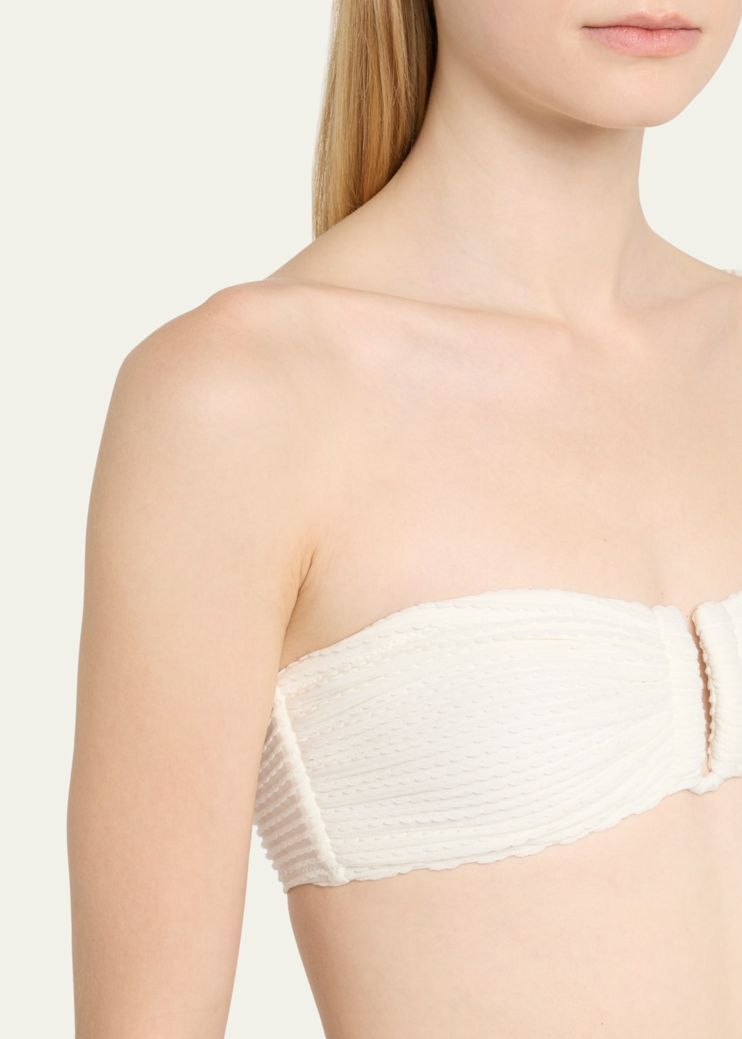 Santorini Scalloped Bikini Top - 4