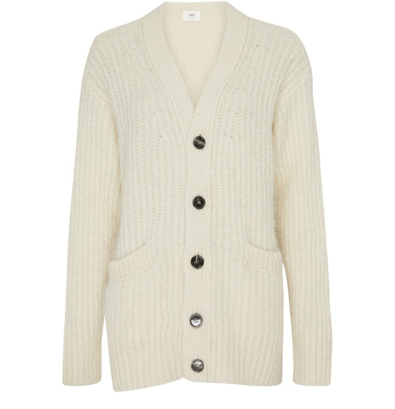 Ribbed chunky cardigan - 1
