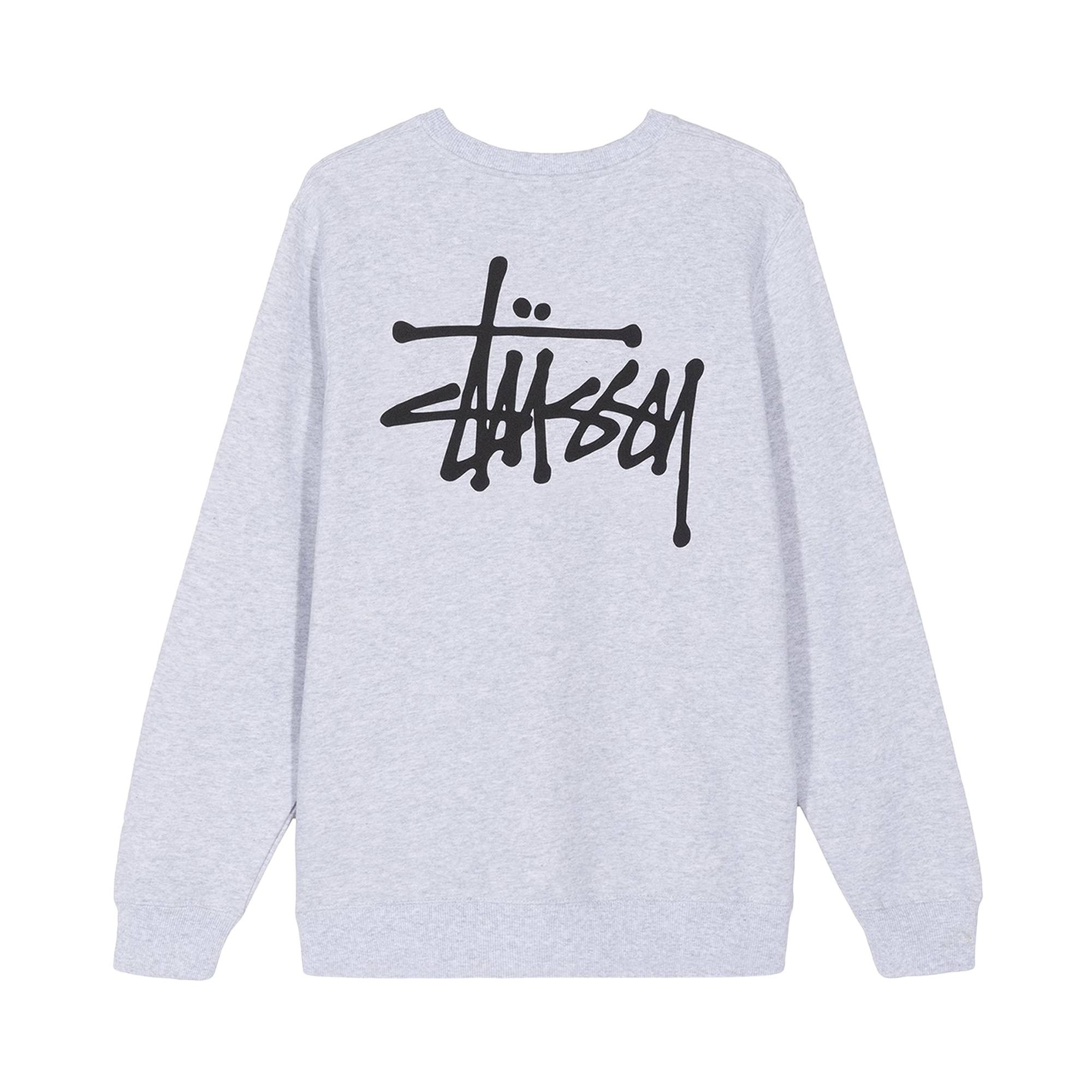 Stussy Basic Stussy Crew 'Ash Heather' - 2