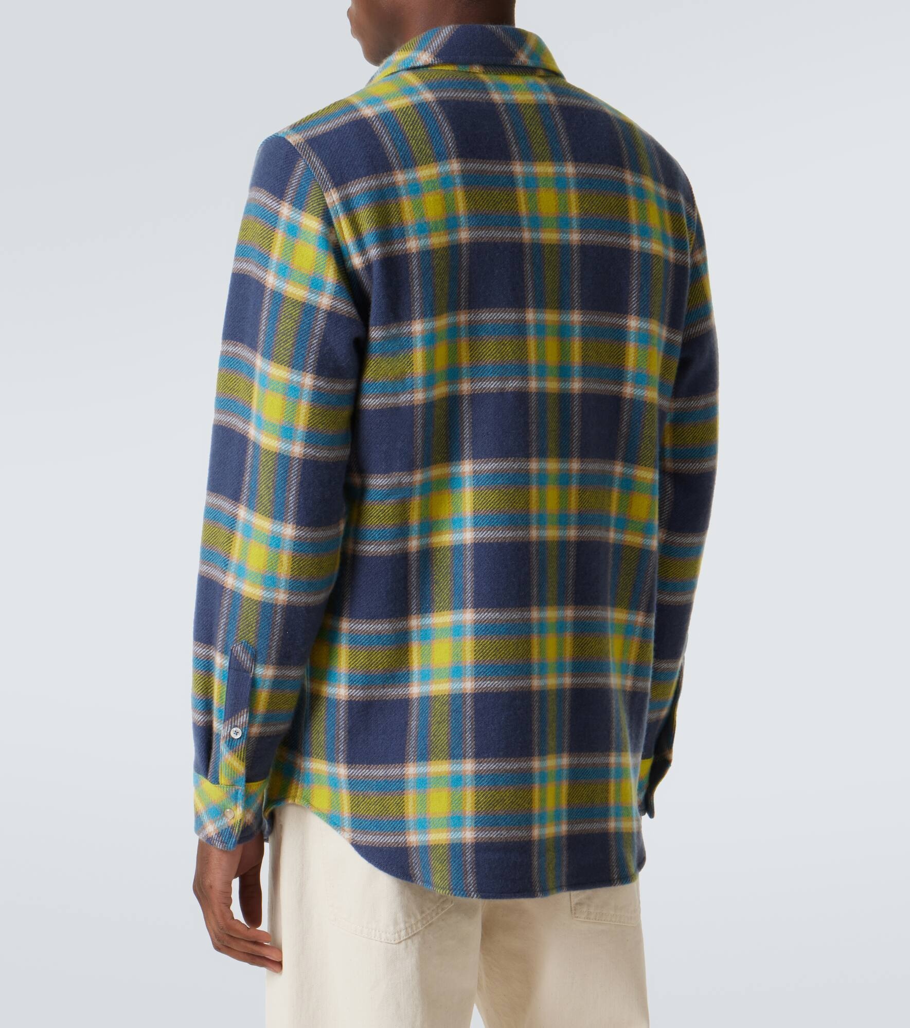 Explorer tartan cashmere shirt - 4