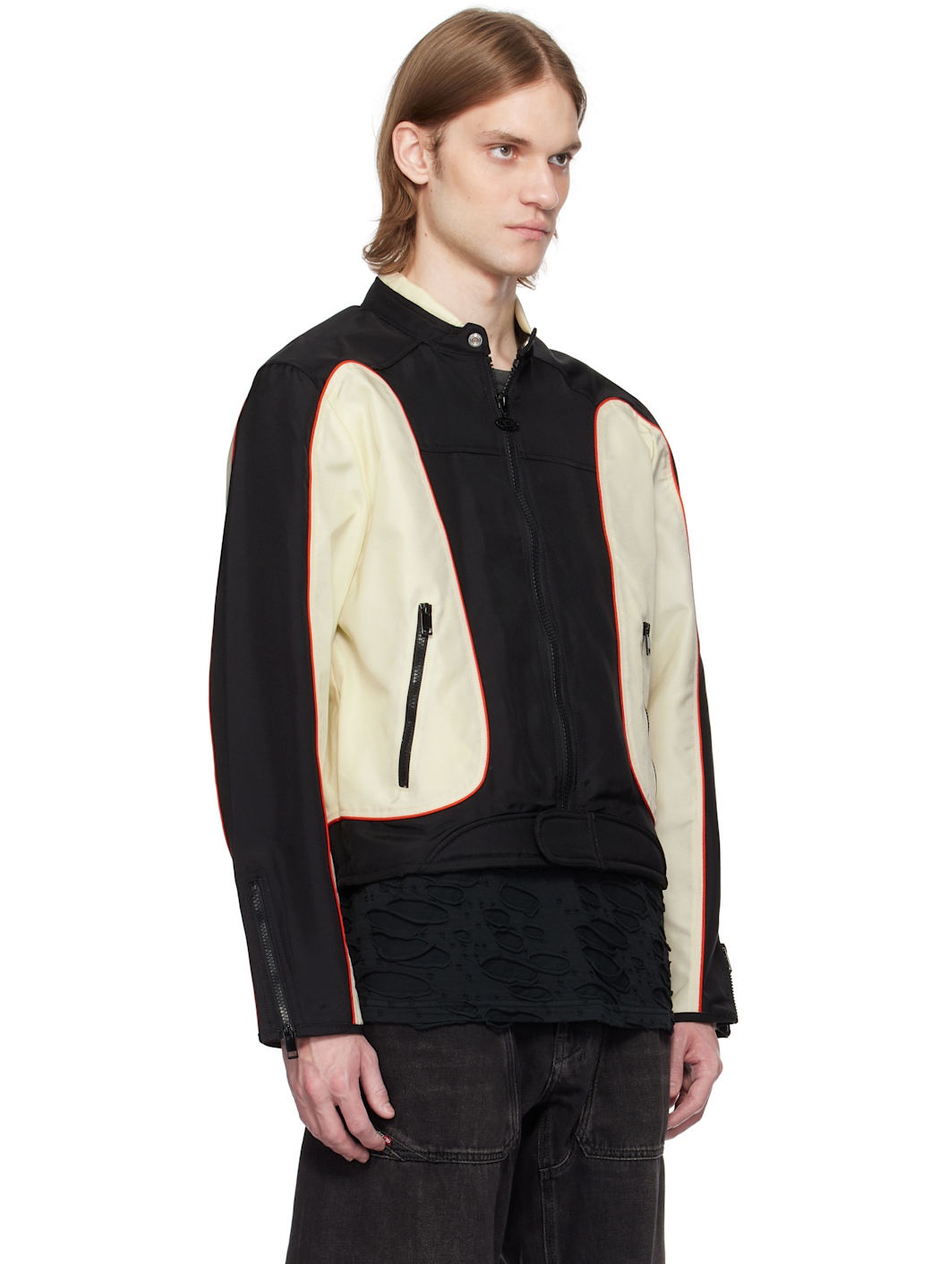 Off-White & Black J-Blink-A Jacket - 2