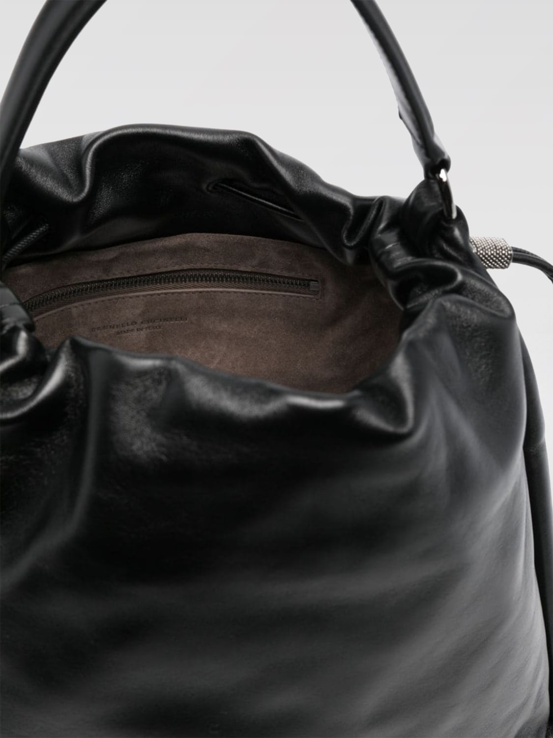 Brunello Cucinelli leather bag - 5