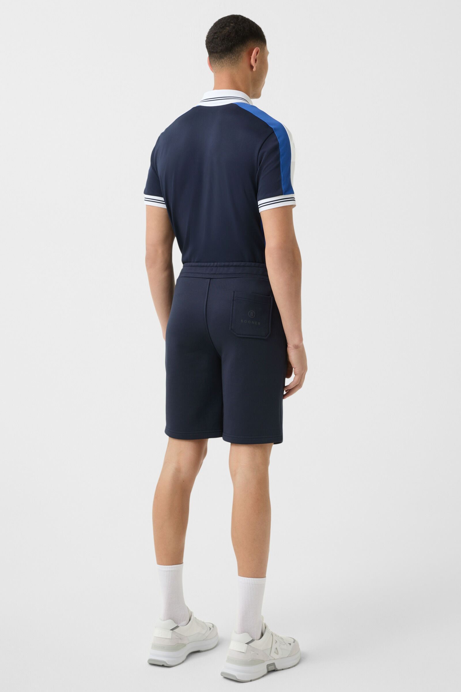 Loys sweatshorts in Navy blue - 3