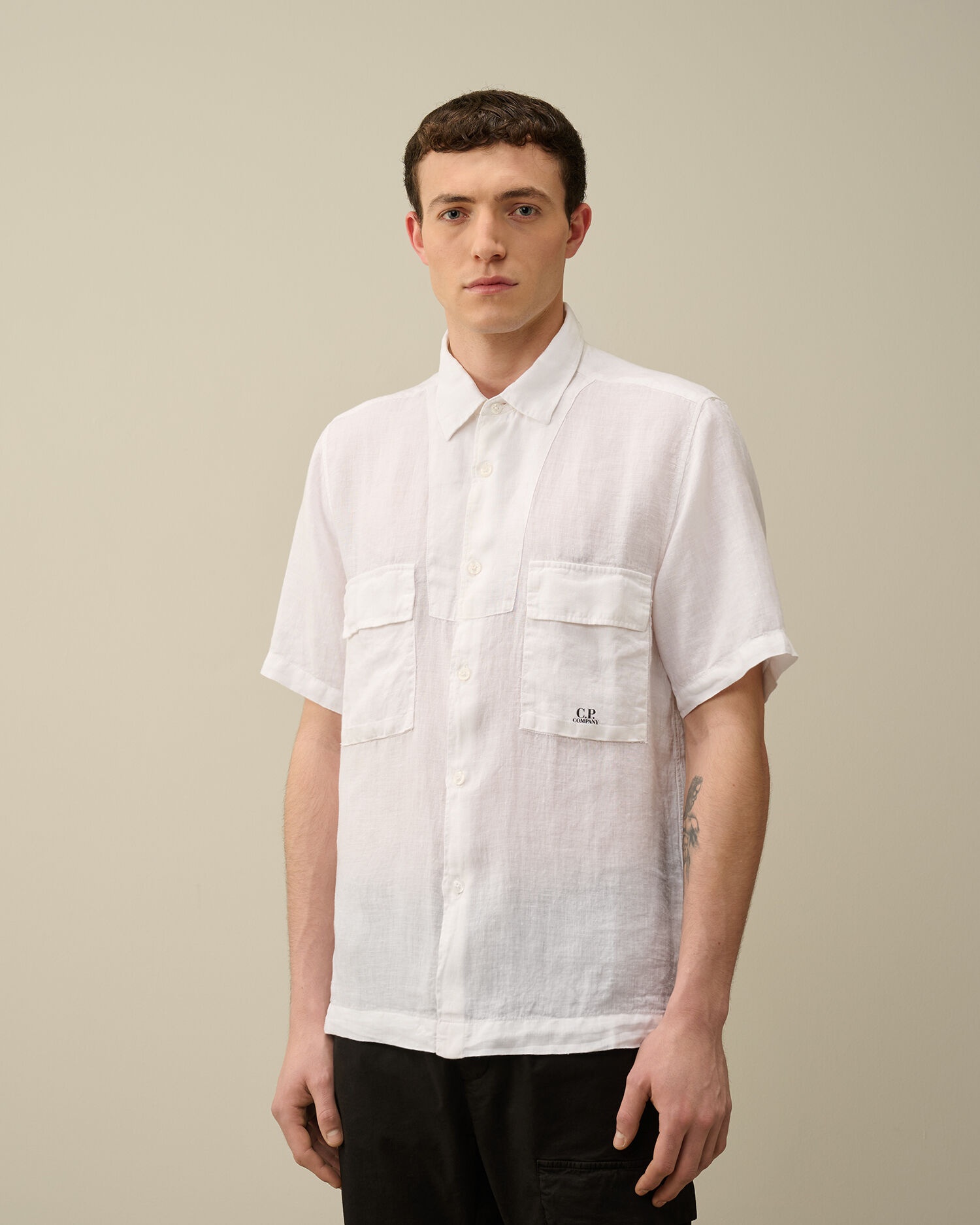 Linen Short Sleeved Shirt - 2