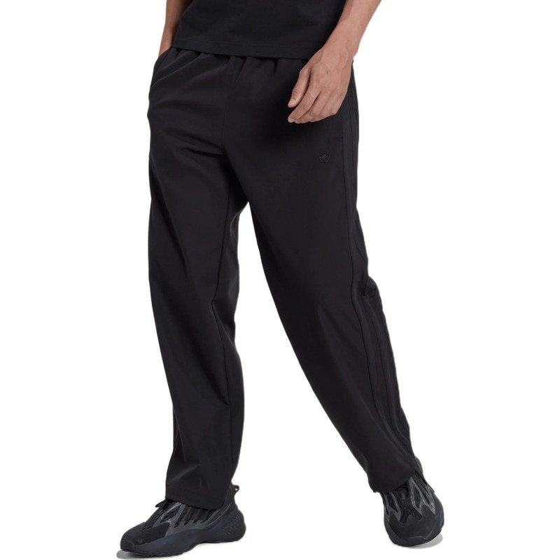 adidas adidas Solid Color Elastic Waistband Straight Sports Pants/Trousers/Joggers Black HK2915 outlook